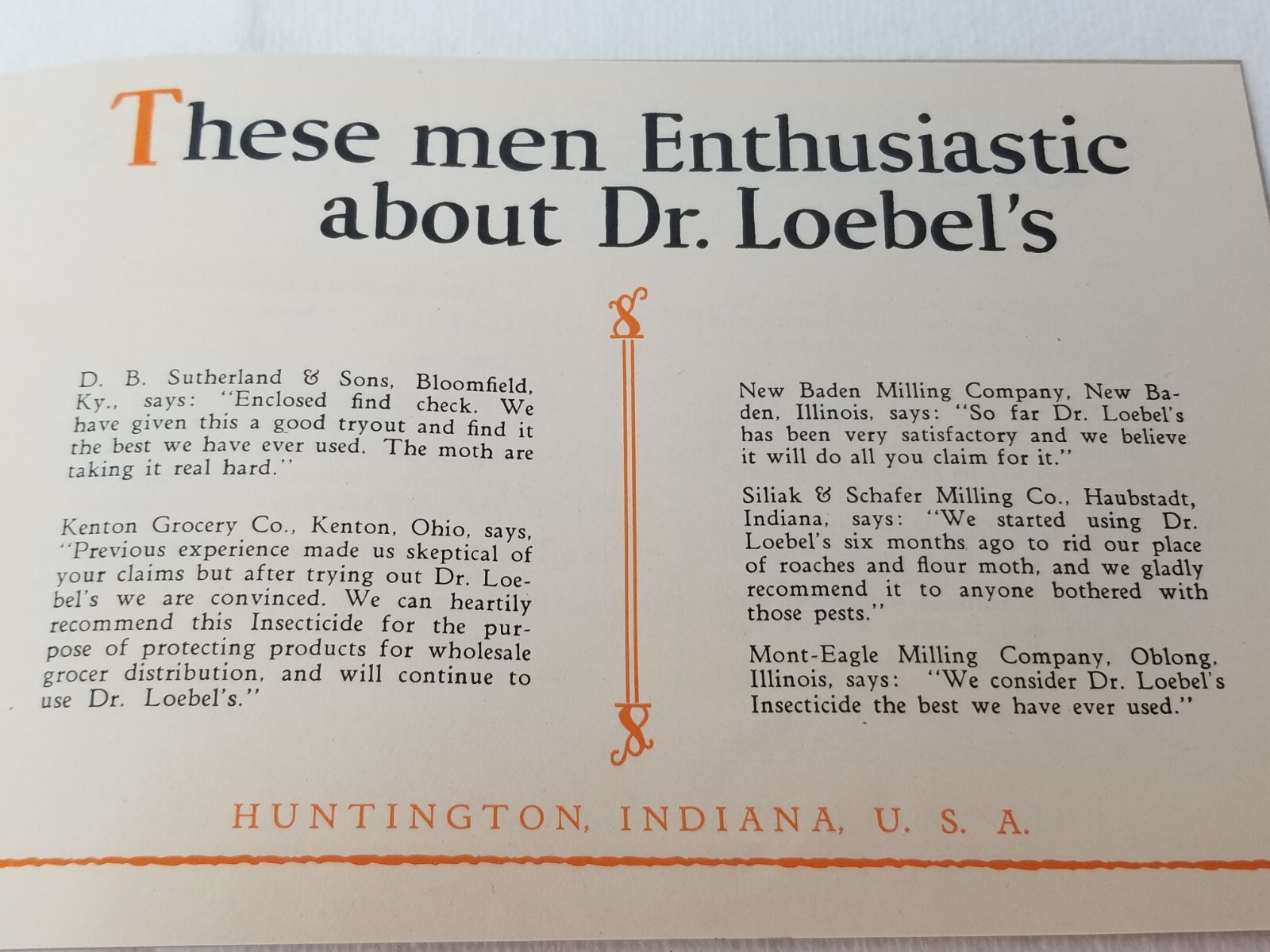 Anywhere But Here A Tragedy in Bugville Huntington Sprayer Ad Booklet 1928