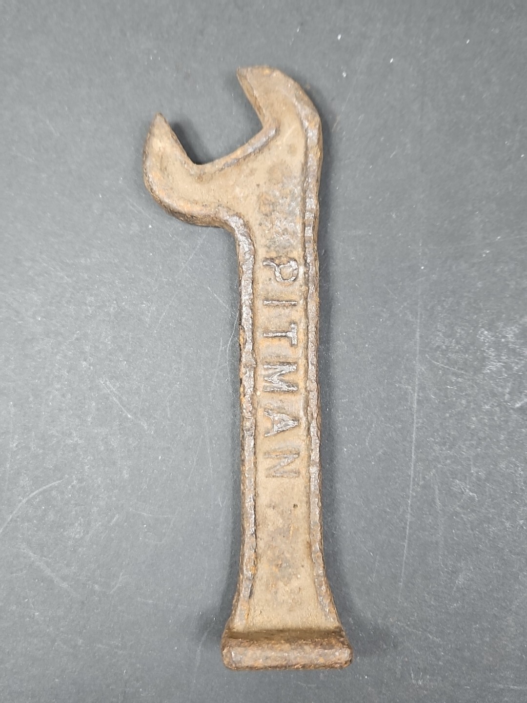 Vintage Pitman 7/8&Prime; Open End Wrench Farm Implement Plow Antique Tool 5-1/2&Prime;