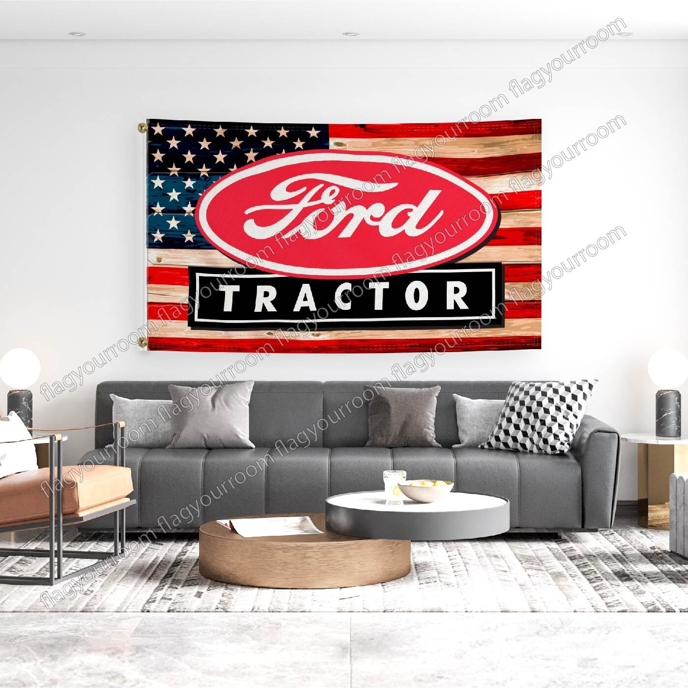 Ford Tractor USA Flag 3×5 FT Banner NEW Tractor Quality Farm Fast FREE Shipping