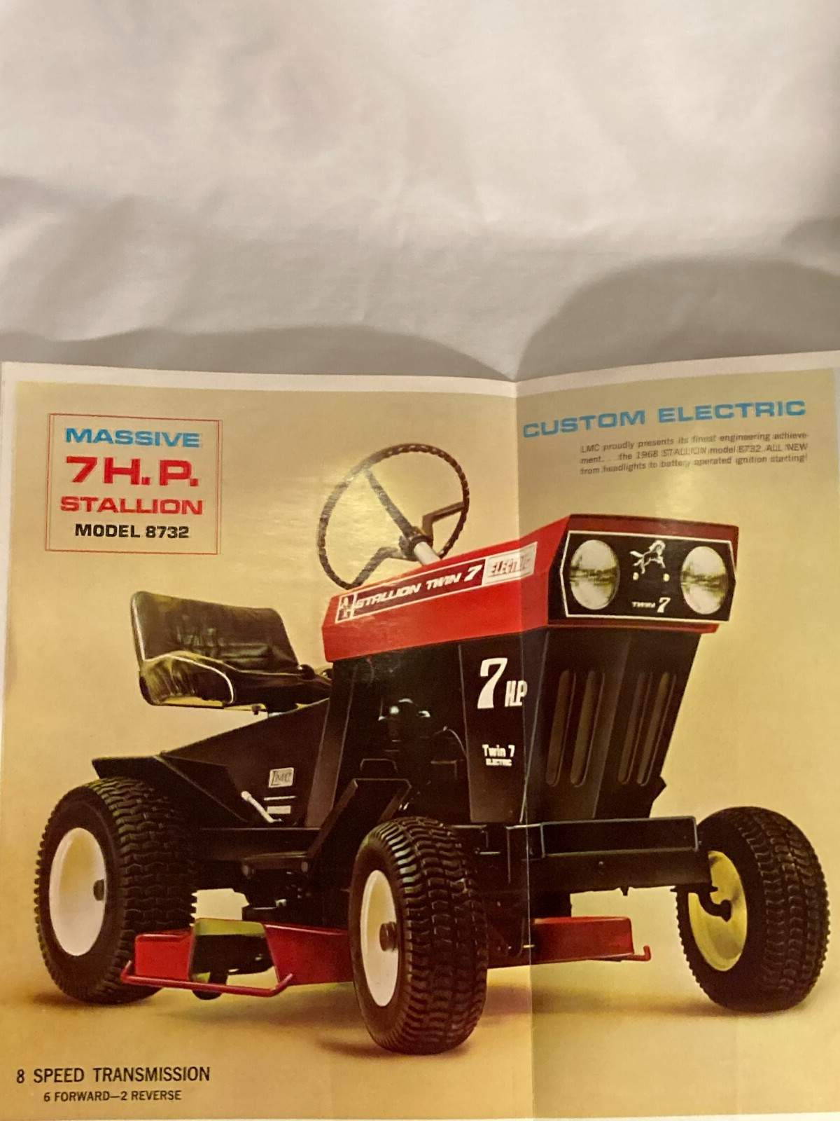 1968 Stallion Lawn Tractors Levitt Michigan City, Indiana, Mower Tractor Catalog