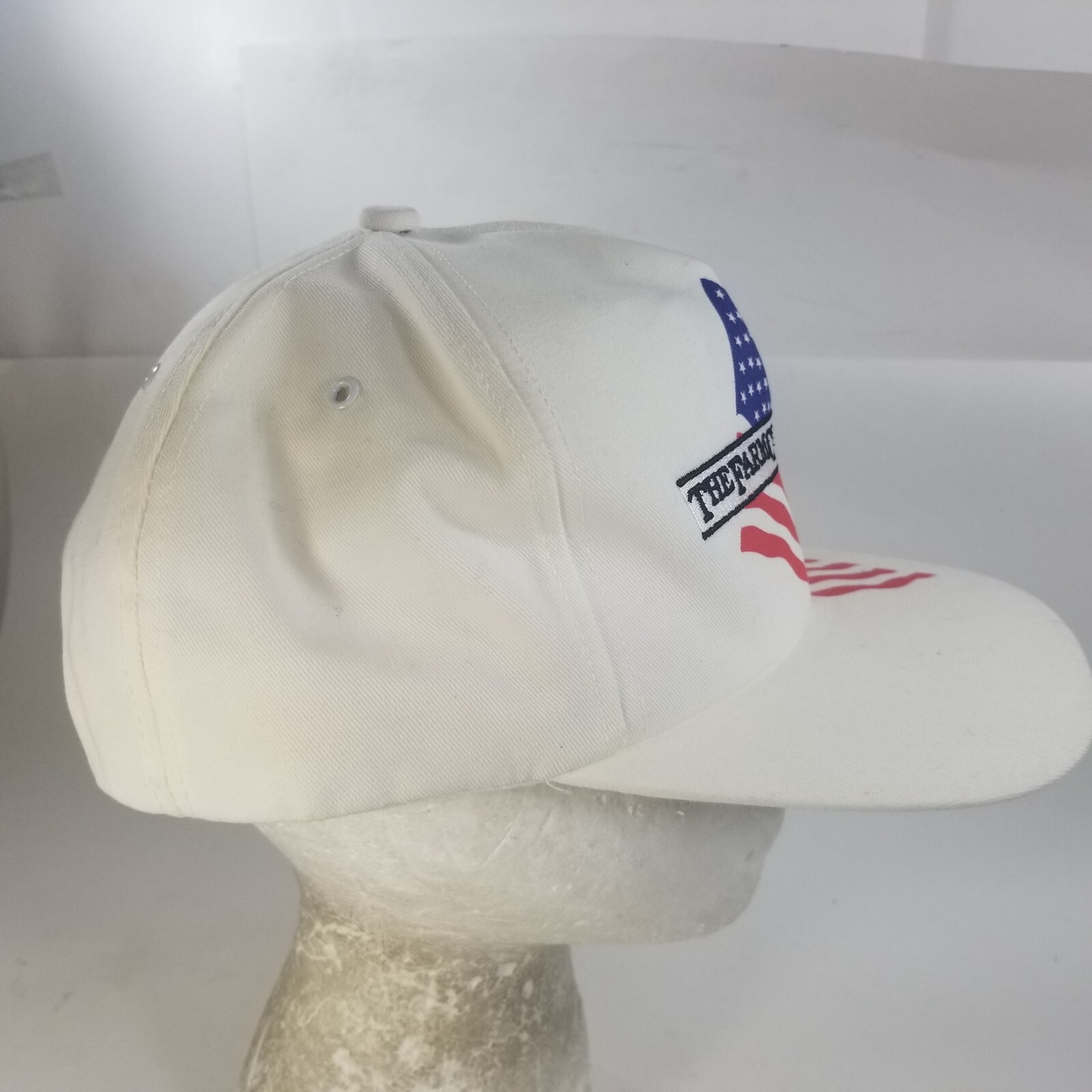Vtg FARM CREDIT Council Snapback Hat/Cap American Flag USA made by K-Products