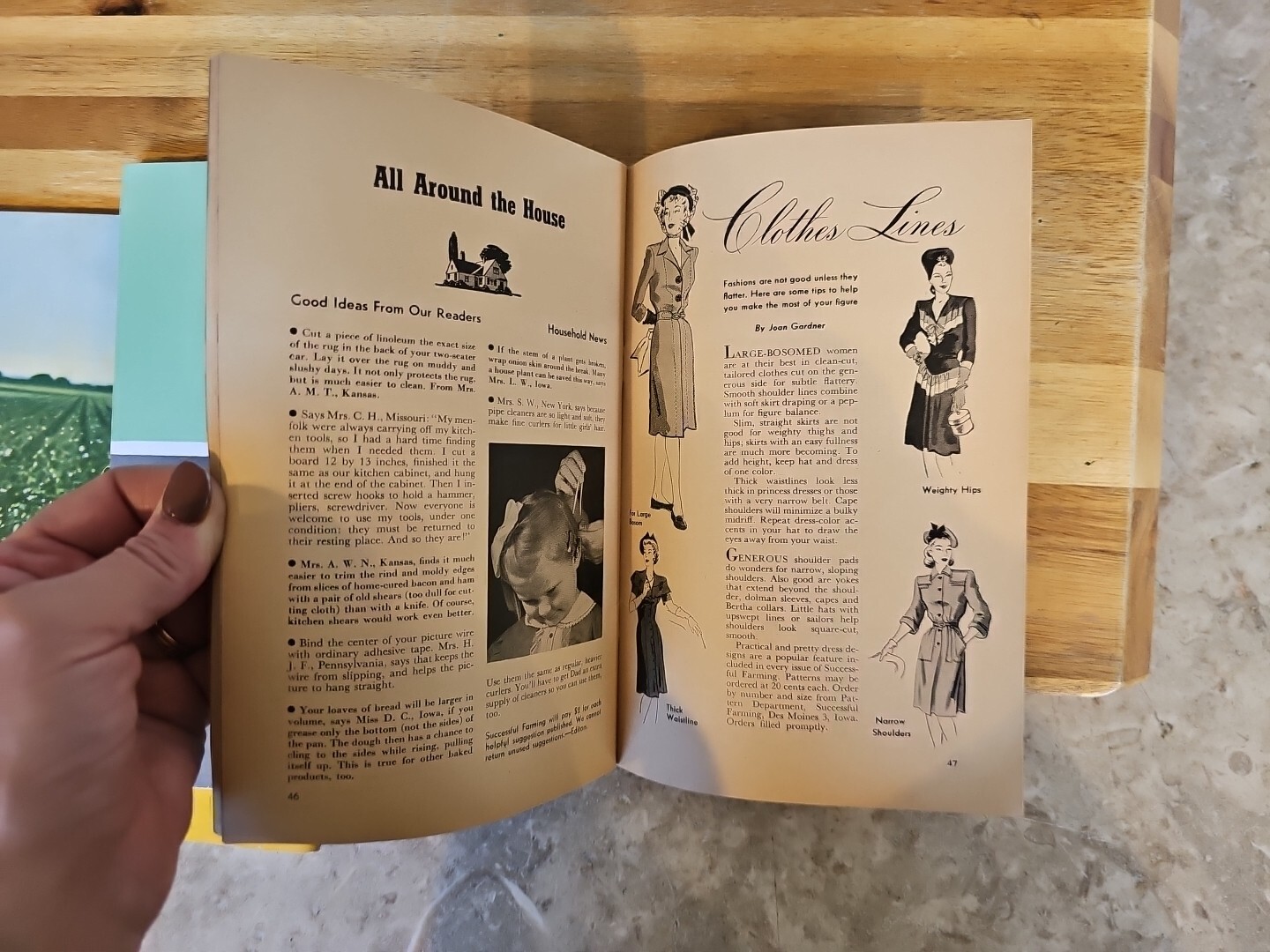 successful farming sample fertilizer tractor book magazine 1944 47 etc