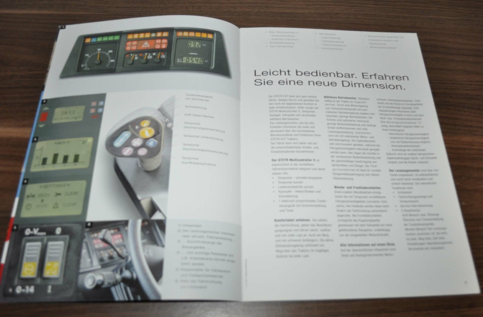 Steyr CVT 120 130 150 170 Tractor Brochure Prospekt