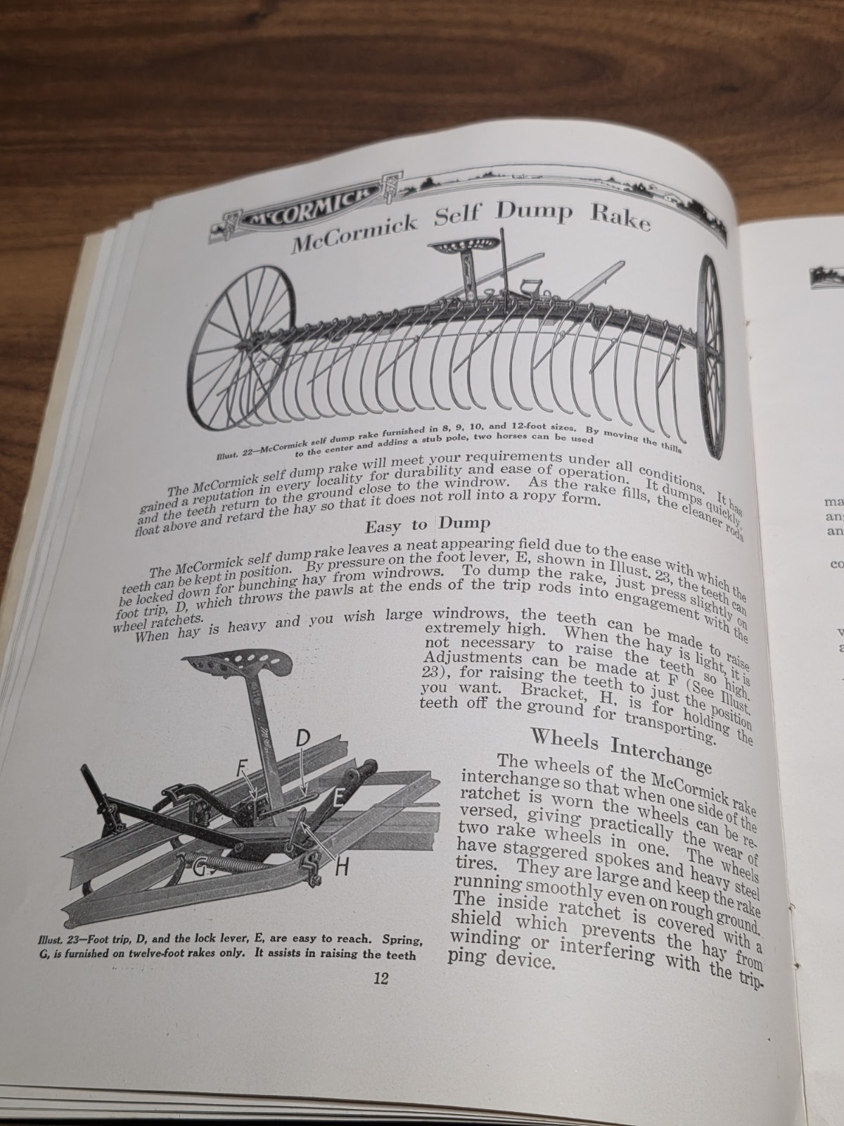 Early 1900s McCormick Tractor Catalog Brochure A-10-G Very Nice!!