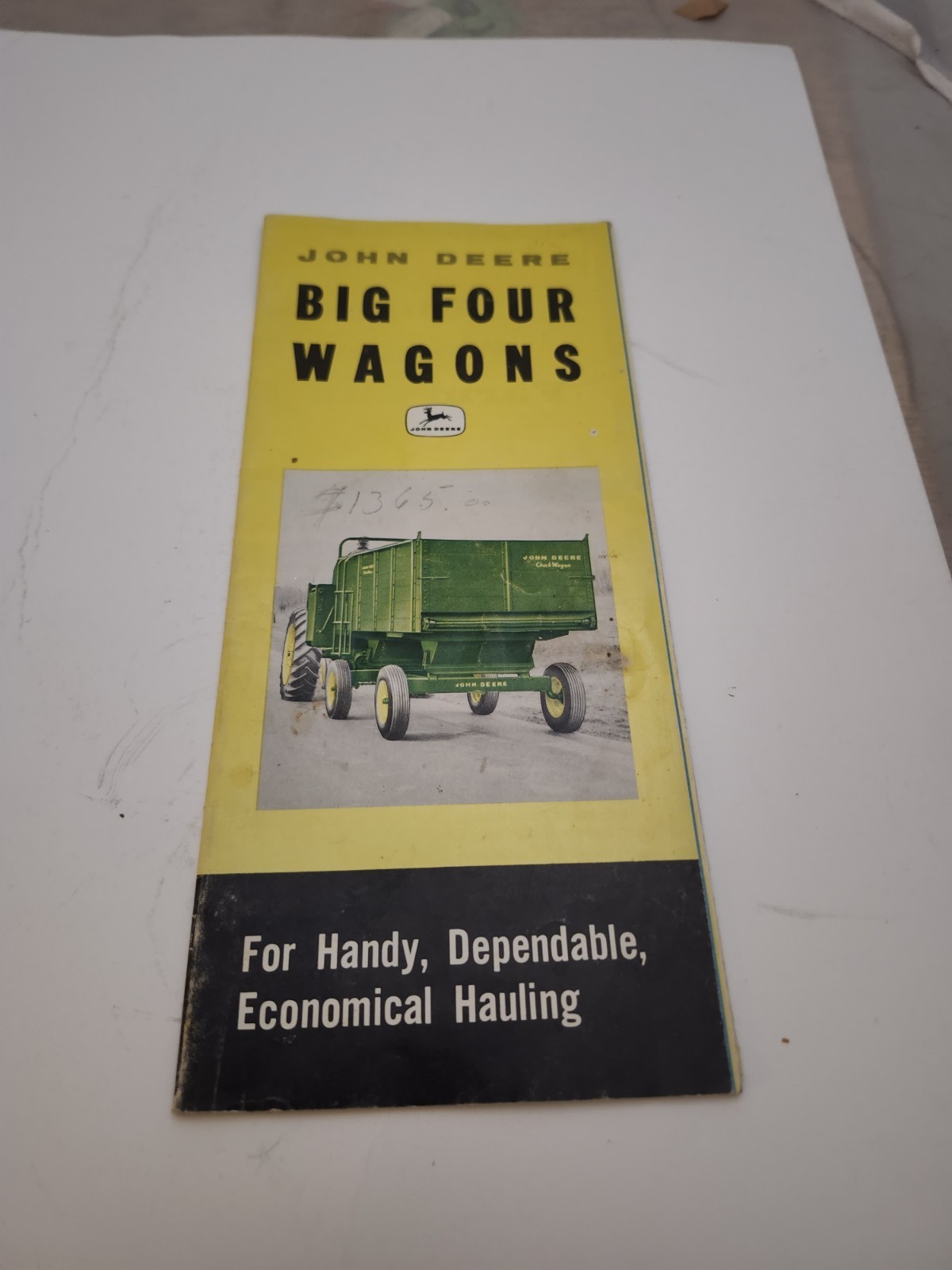 John Deere Big Four Wagons for 1958 Brochure FCCA