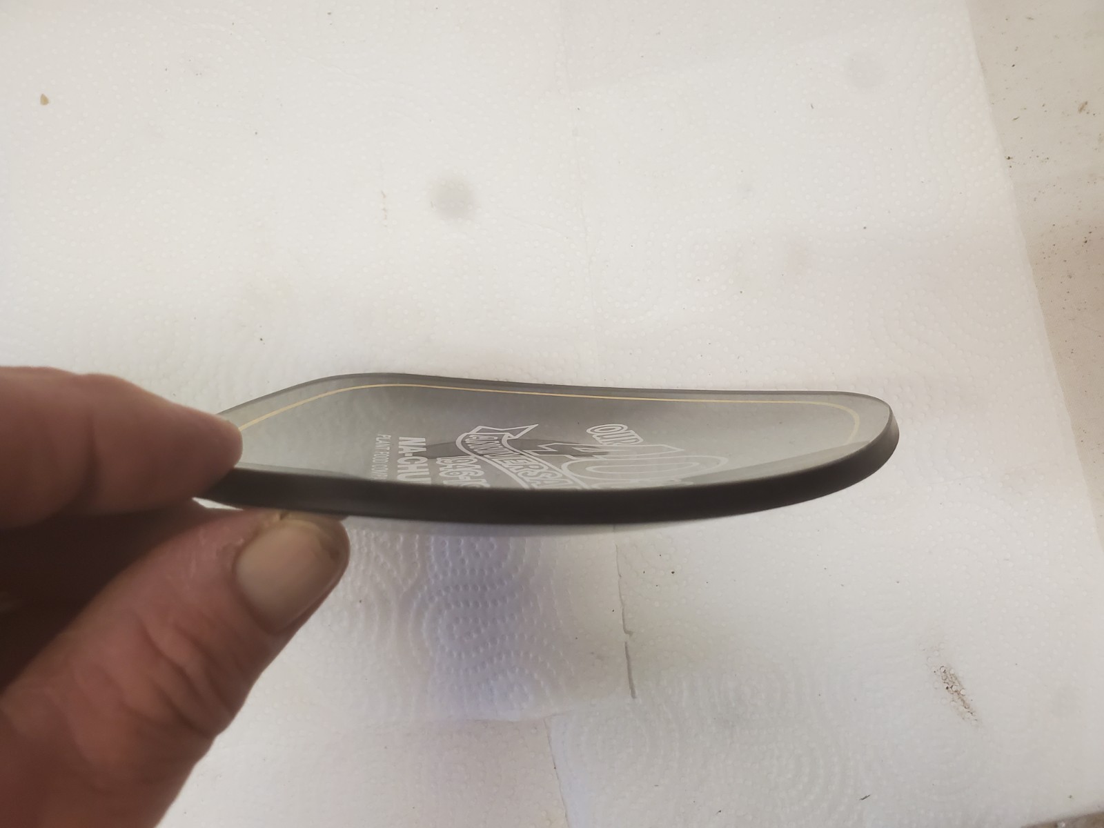 Glass Plate Na-churs Plant Food 40th Anniversary 1946-1986 Readlyn Iowa Farm