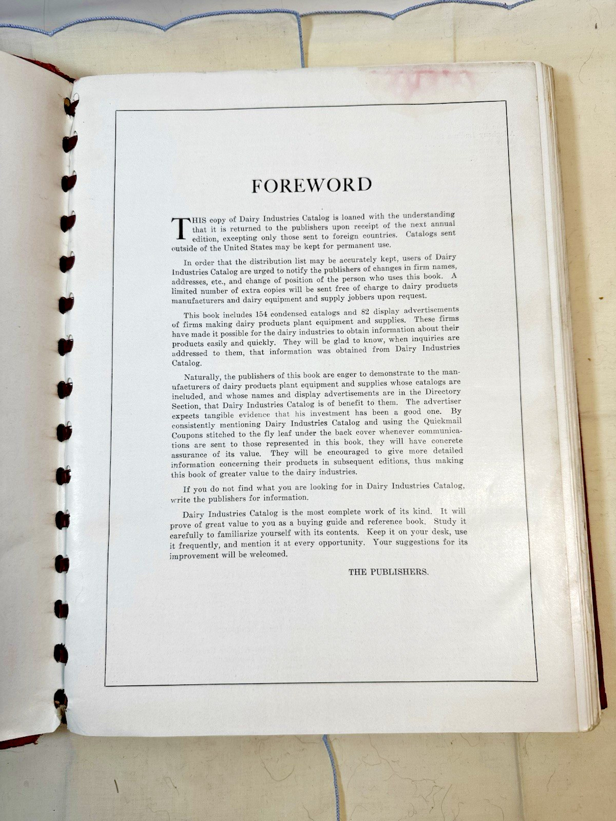 Dairy Industries Catalog & Directory 15th Ed Olsen Publishing Company 1942