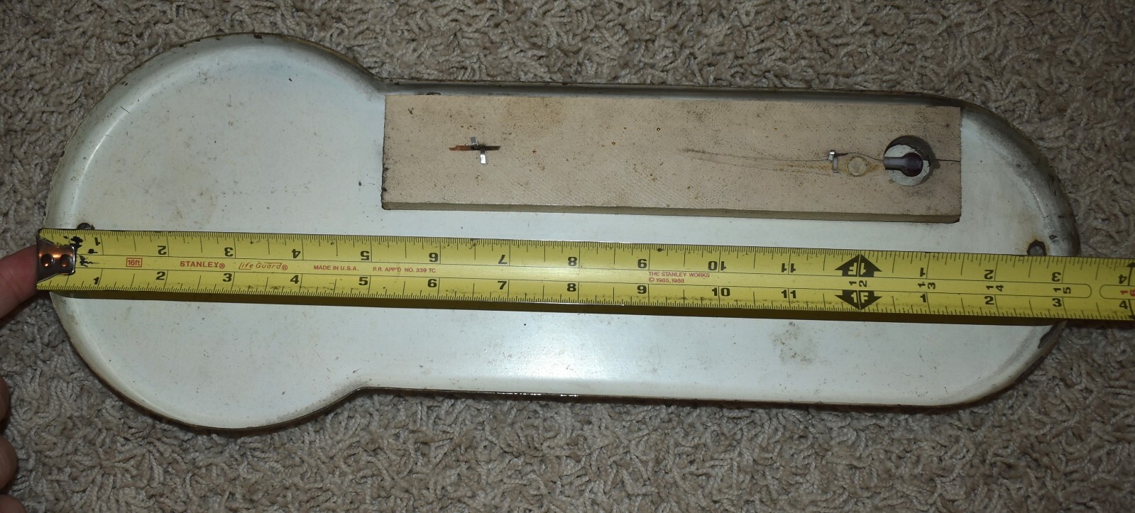 RARE Vintage McCormick DEERING Farm Tractor TRIPOLI IA Advertising THERMOMETER