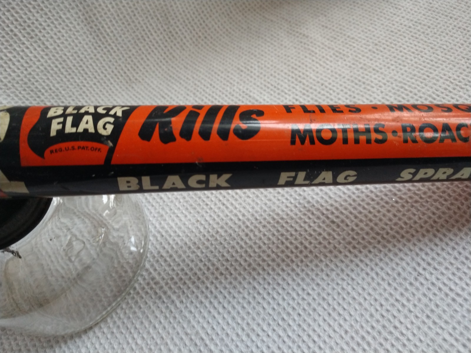 Vintage Black Flag All Purpose Bug Pump Sprayer Antique wood handle.