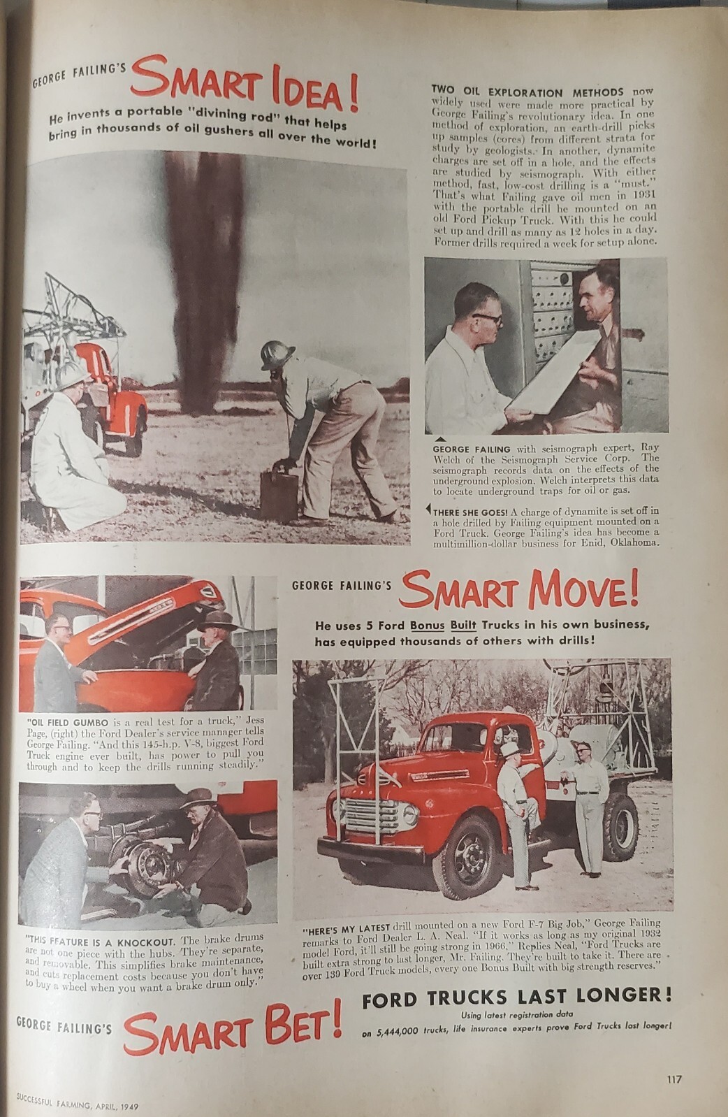 Successful Farming Magazine April 1949 Original