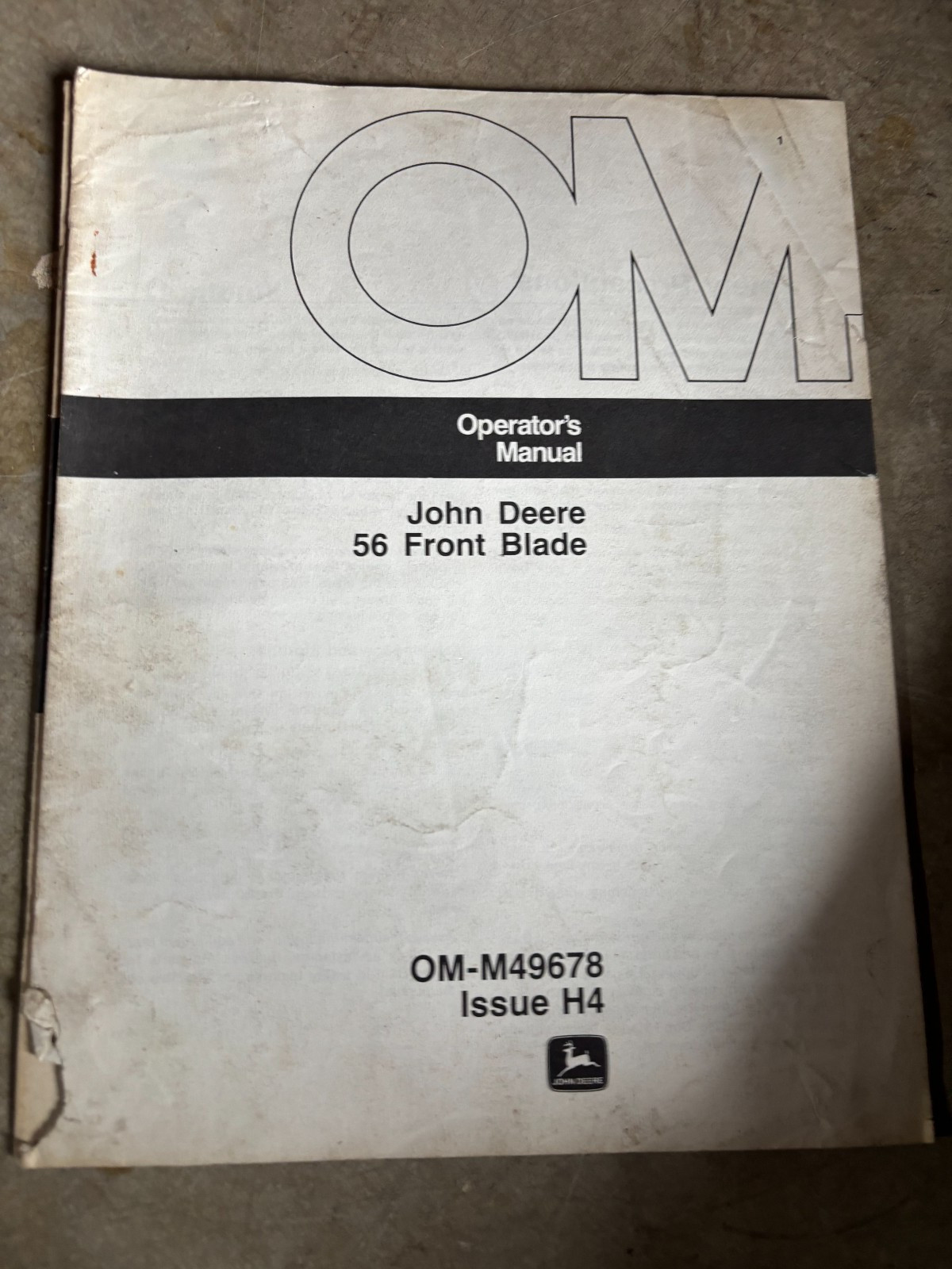 John Deere 56 Front Blade Operator&rsquo;s Manual AMIL26 no4
