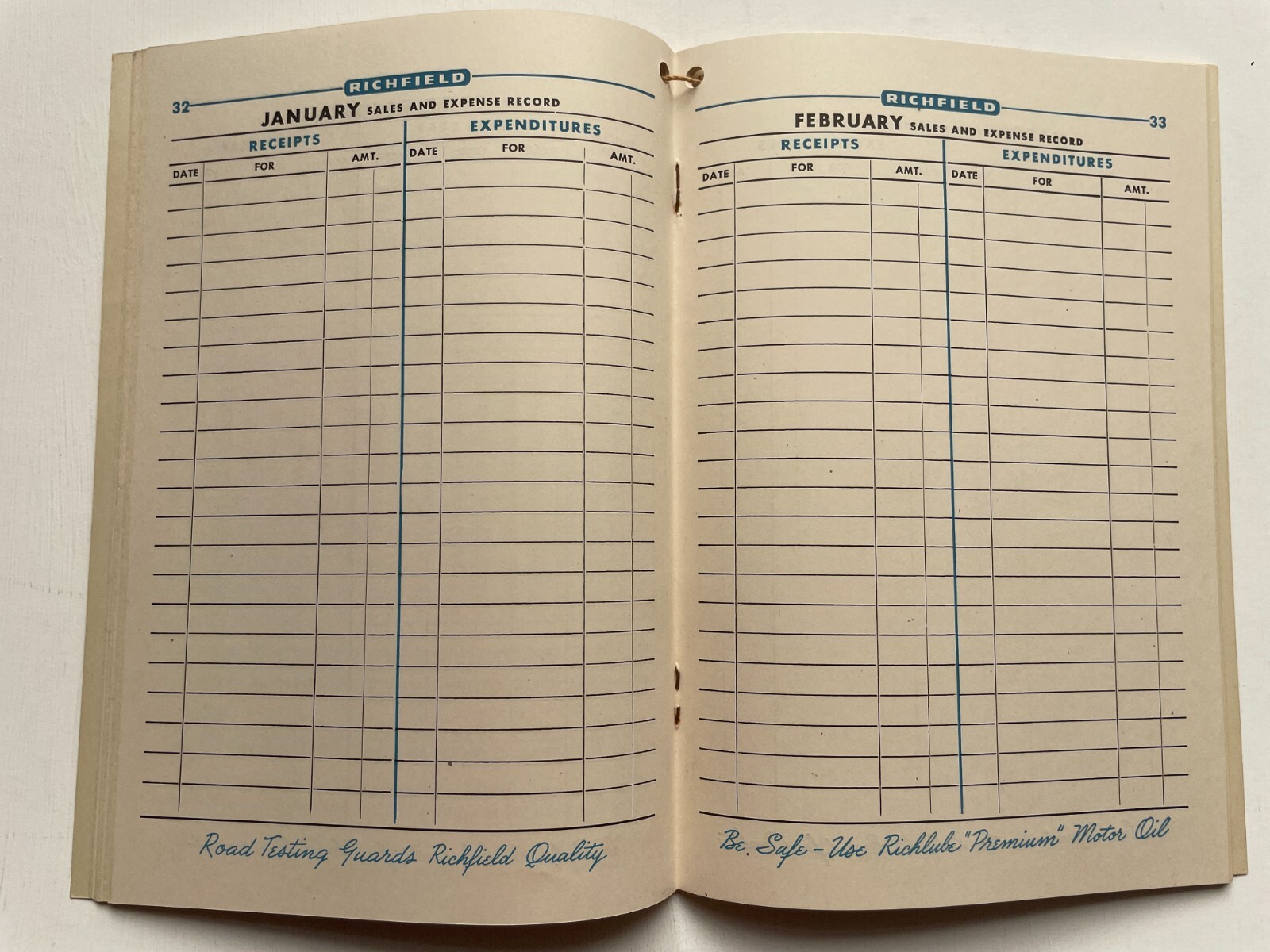 1949 Richfield Farm and Ranch Advertising Booklet w/ Projects and Records