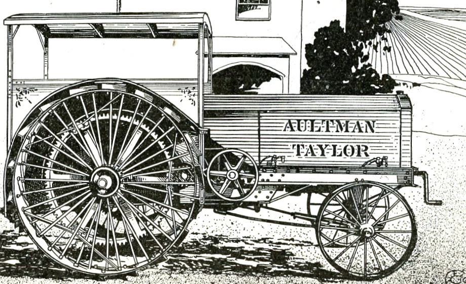 1919 Original Aultman-Taylor Tractor & Farm Power Machinery Ad. Mansfield, Ohio