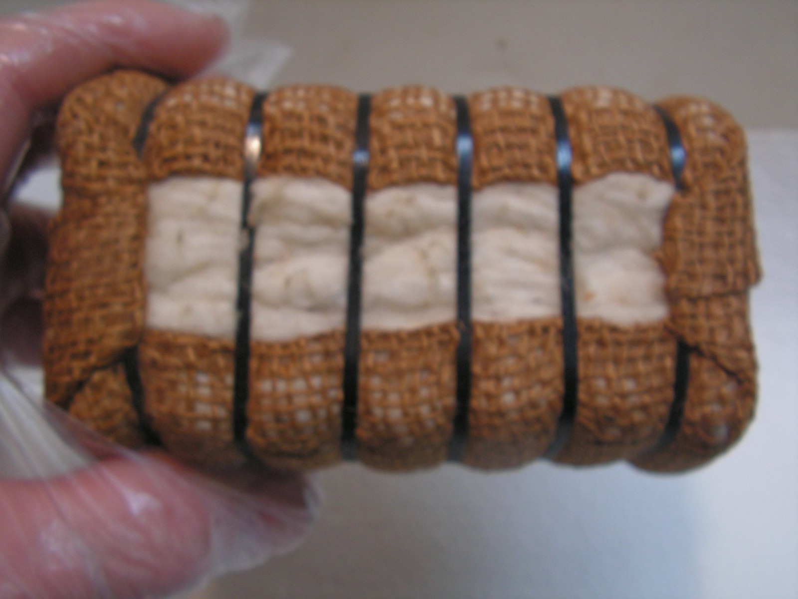 Vintage Cotton Bale Souvenir From EGYPT Per Habitat Center – Small Miniature