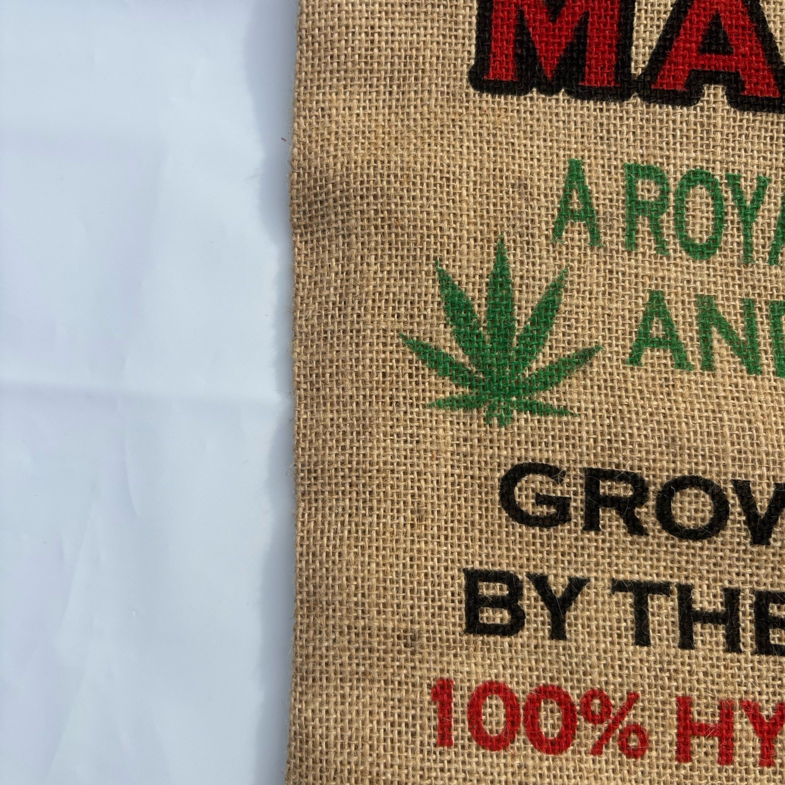 Skunk House Marijuana 50 Kilos Burlap Sack Novelty Wall Decor Pot Leaf 20×33