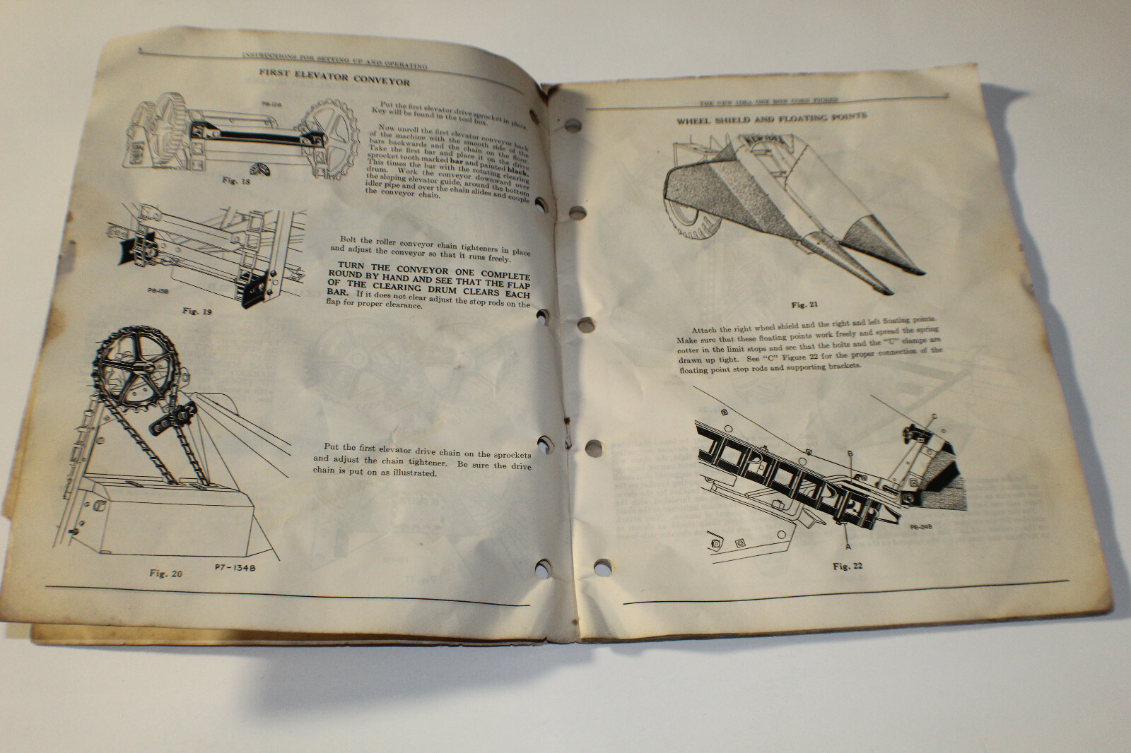 New Idea No.P-155 One Row Corn Picker Repair List Dealer User Instructions