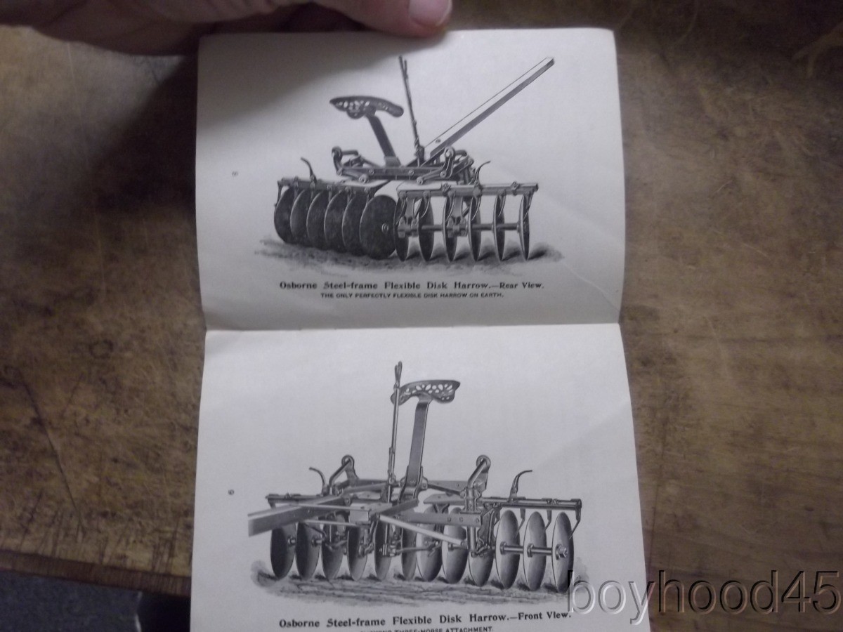 D.M. Osborne & Co., Auburn, NY–FARM IMPLEMENTS, RAKE & HARROW CATALOGUE-Ca 1890