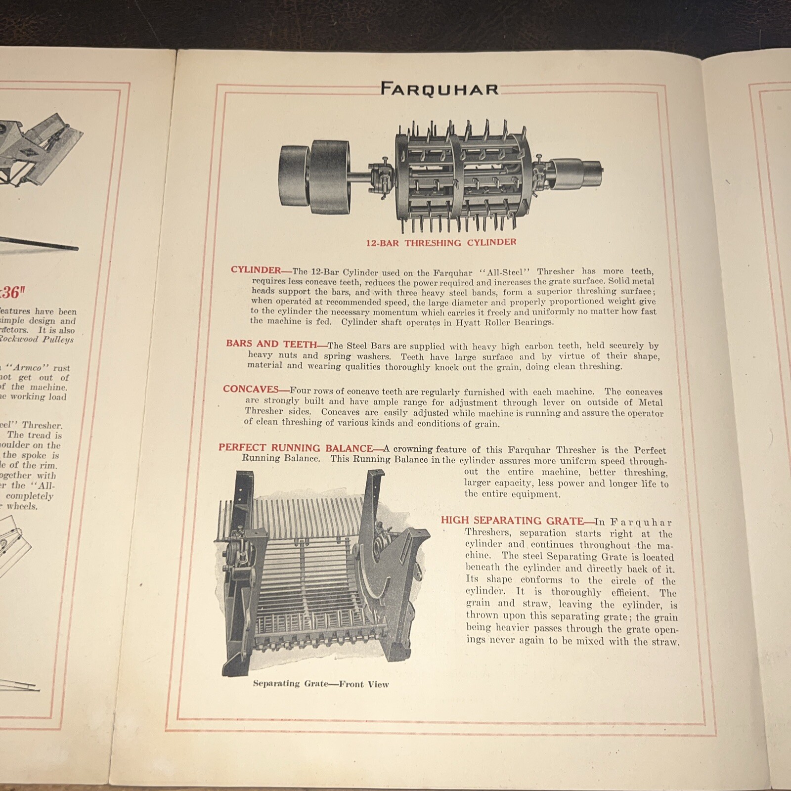 Rare Farquhar Machinery Brochure York, PA Threshers Farm Equipment