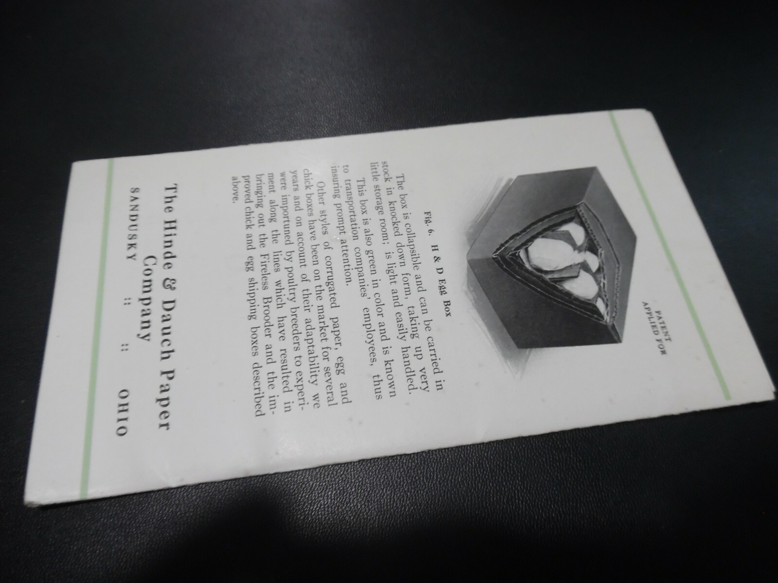 EARLY 1900&rsquo;s BROODER CHICKEN HATCHING EGGS AGRICULTURE ADVERTISING BROCHURE