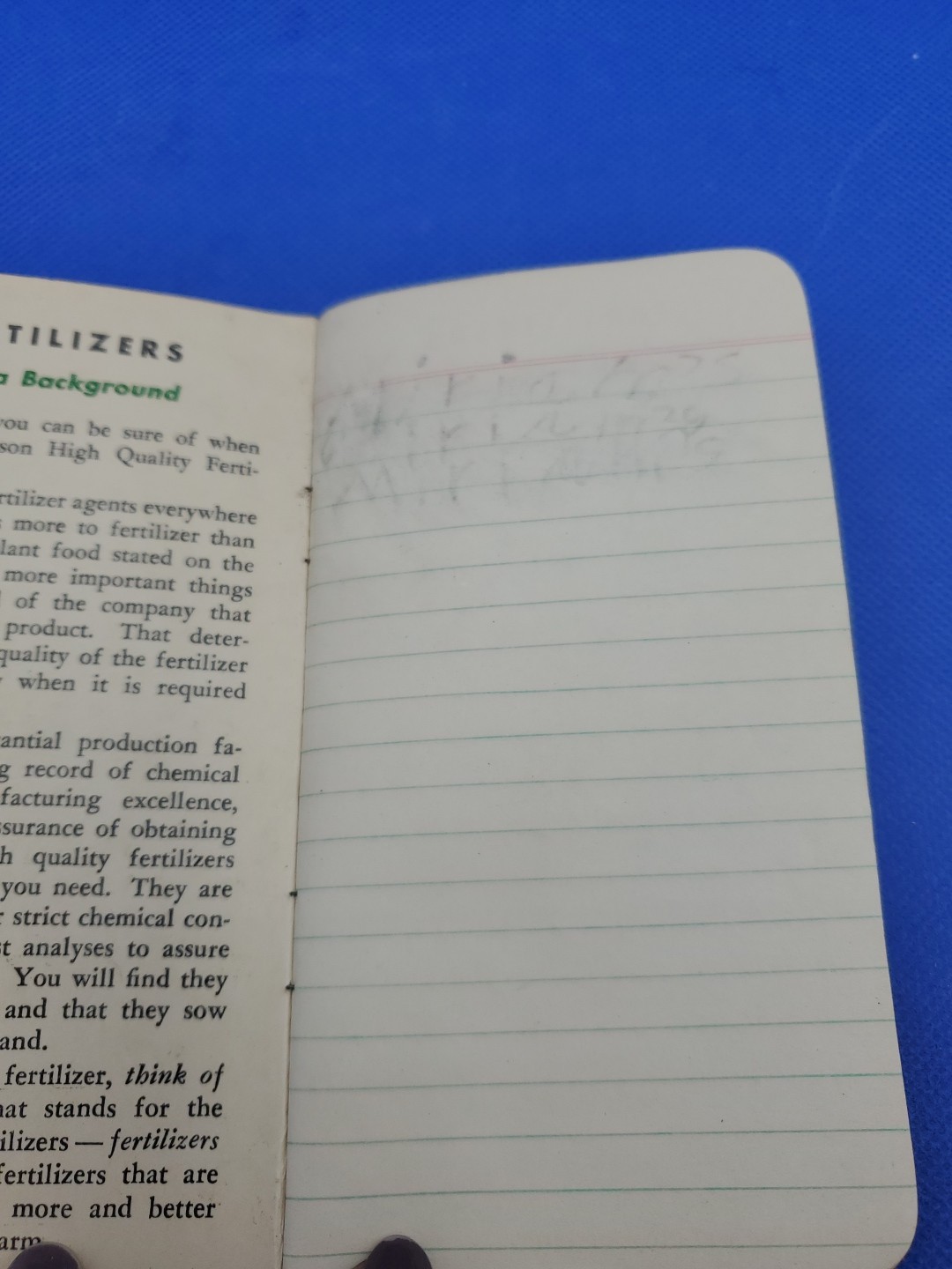 VTG Lot of 9 Fertilizer Pocket Memo~Note Books Armour’s, Mathieson, Summer +more