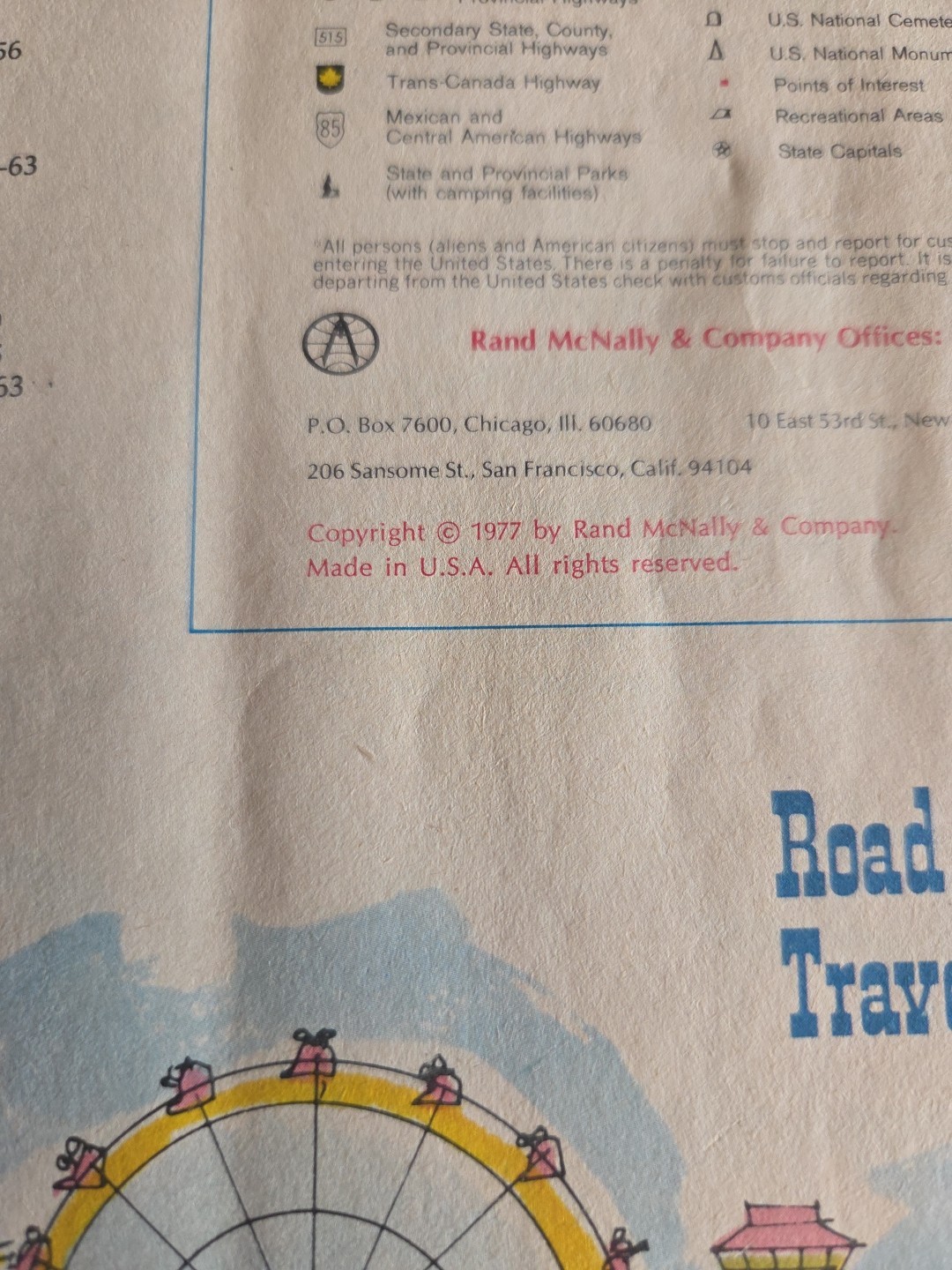 1977 White Farm Equipment Road Atlas, White Motor Corporation RARE