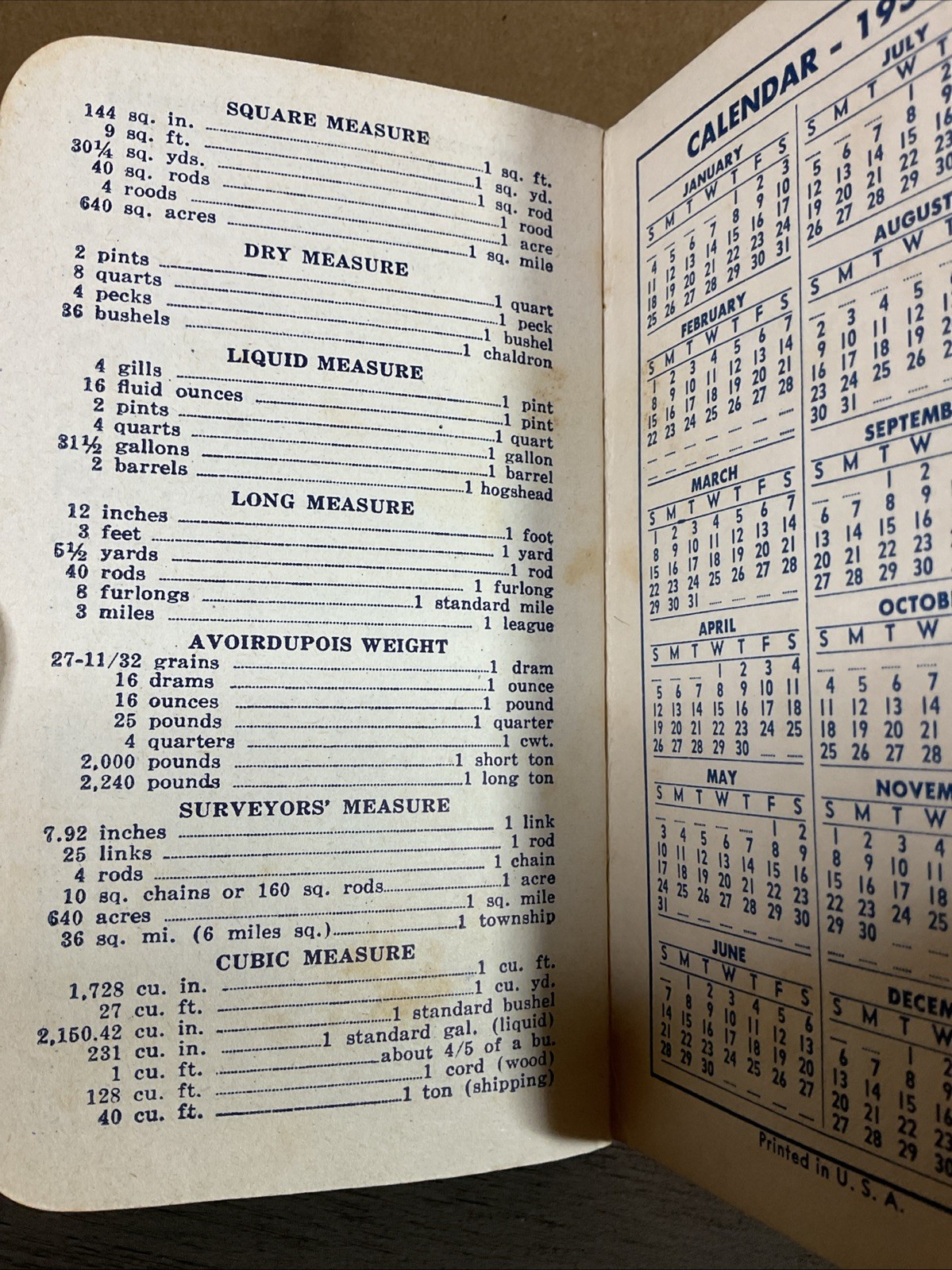 Vintage 1953 53 Royster Guano Co Fertilizer Ledger Farm Notepad Reference B36