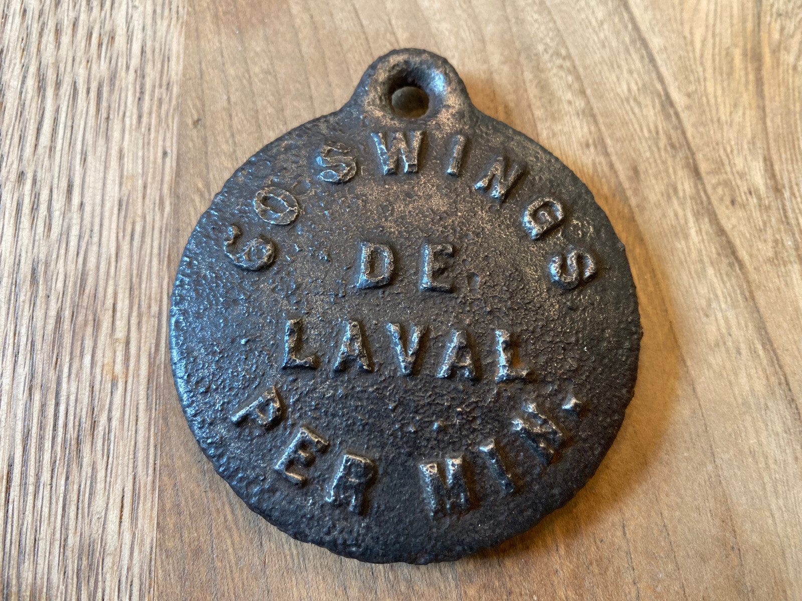 Vintage De Laval Cast Iron Cream Separator Timing Pendulum 60 Swings Rare!
