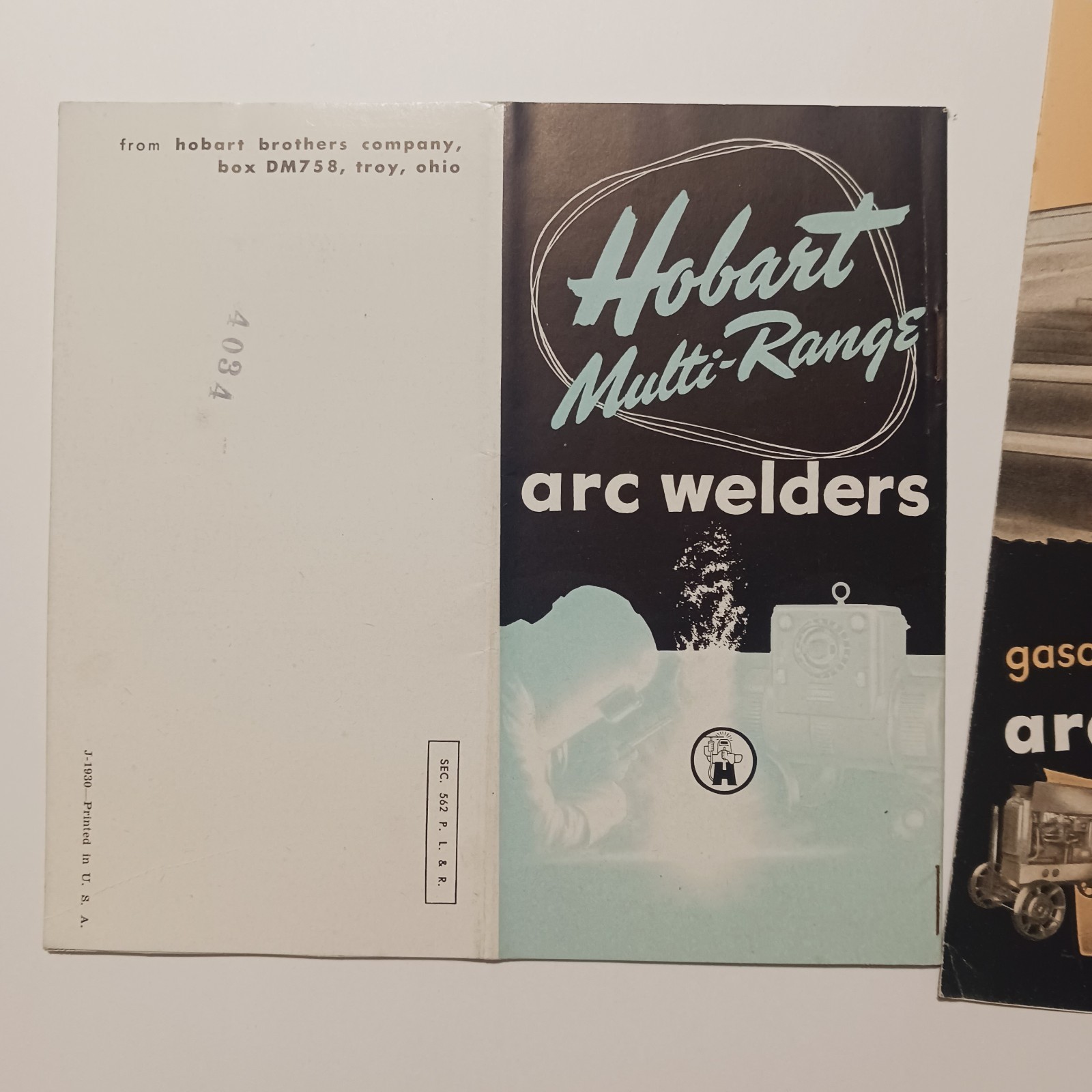 Vintage A Lot Of 3 Farm Advertising Hobart Arc Welders Brochure Mailer