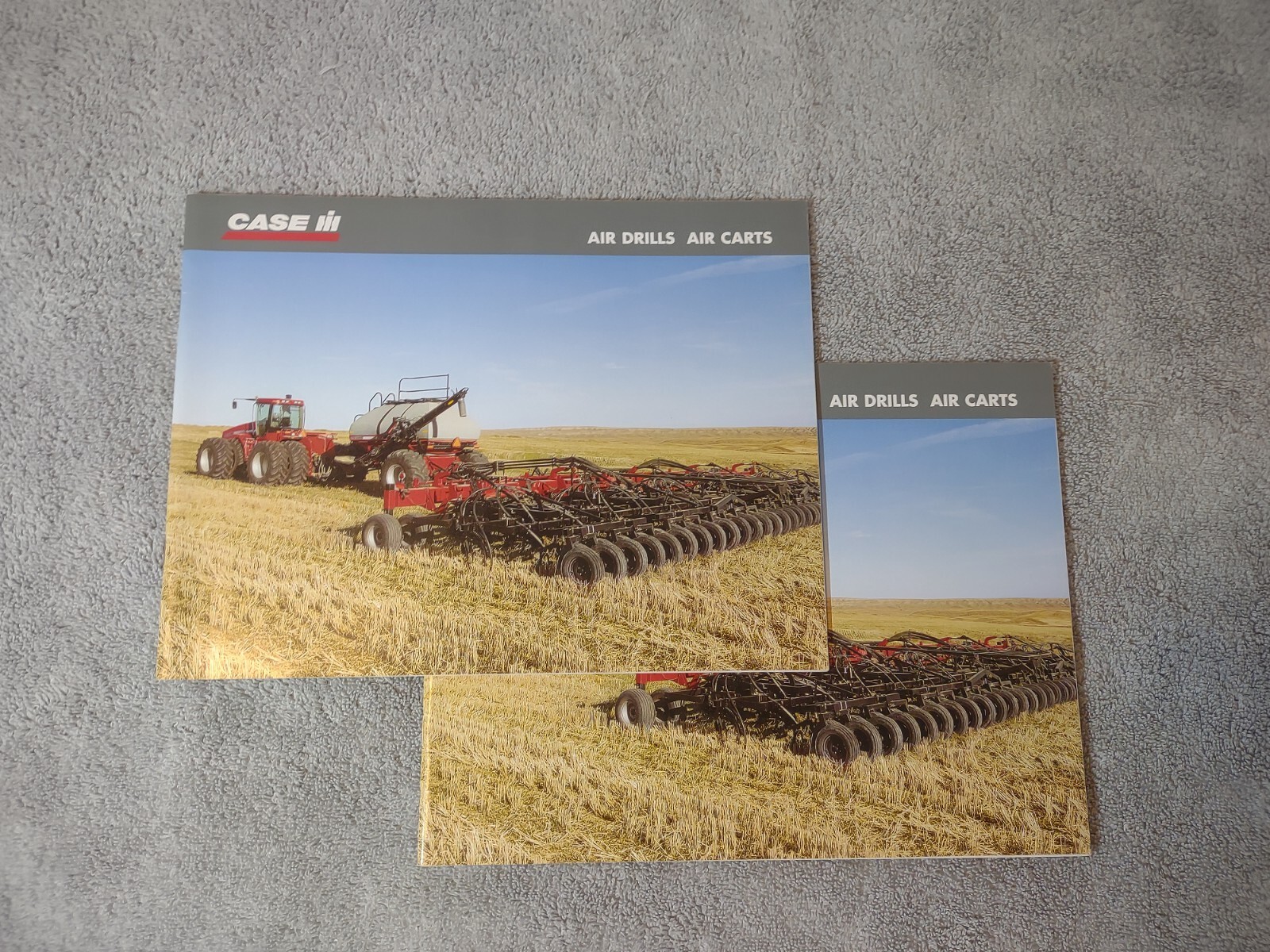 Case IH Axial-Flow Scout Air Drill Air Cart Sales Brochures. Lot Of 4 Brochures