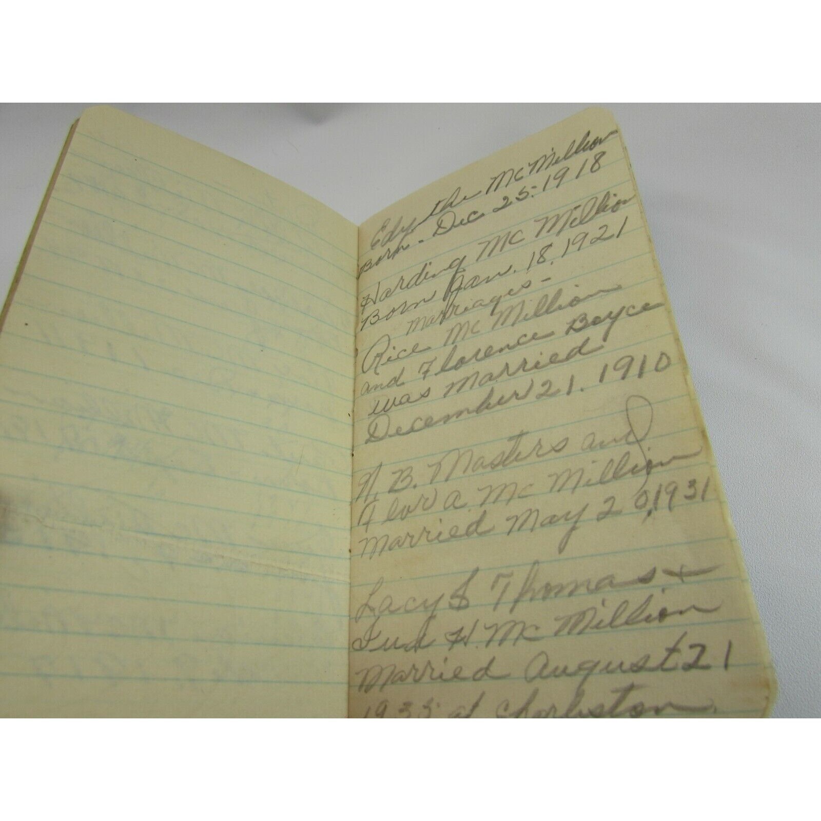 VINTAGE 1940&rsquo;s VC FERTILIZERS NOTEBOOK VIRGINIA CAROLINA CHEMICAL Co 32453