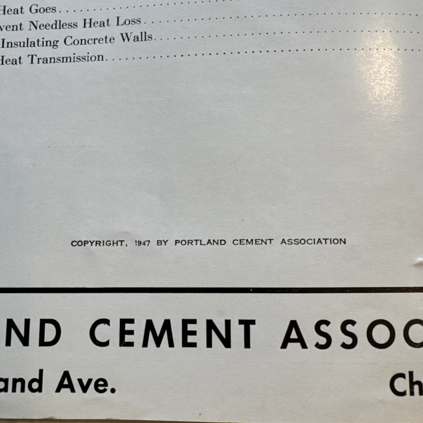 Vintage 1947 Portland Cement Association Building Better Farm Houses Booklet