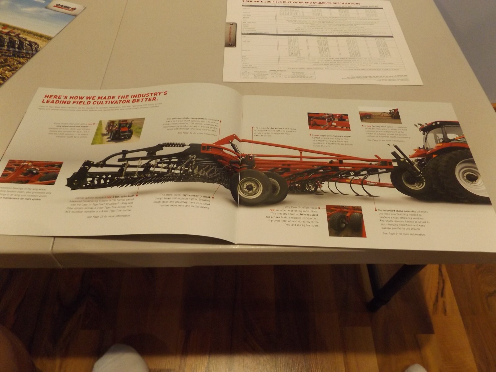 2-pc. CASE-IH TIGER-MATE 200 & 255 FIELD CULT. LIT #CIH01091301, CIH07271602,