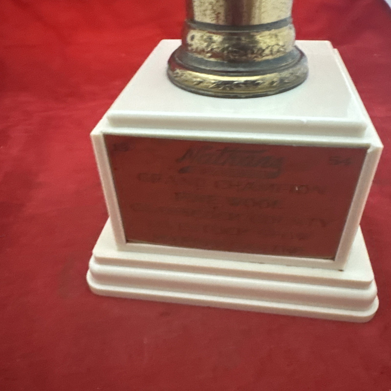 1957 Dodge Inc Trophy Sheep Brass Grand Champion Livestock Removable Plate