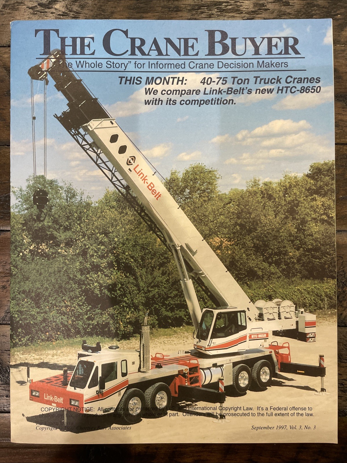 The Crane Buyer September 1997, Vol 3, No. 3