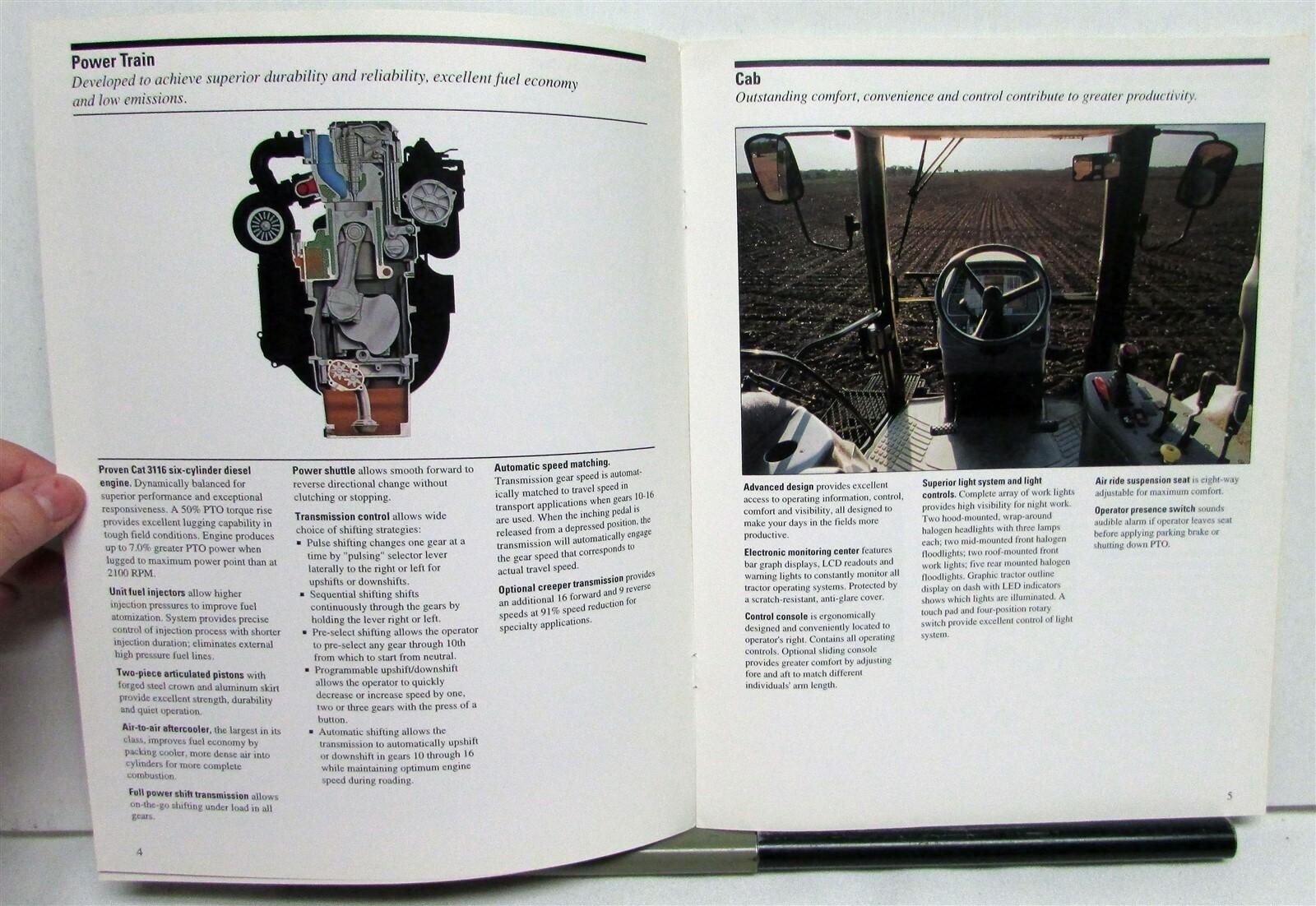 1995 Caterpillar Challenger 35 Agricultural Tractor Construction Sales Brochure