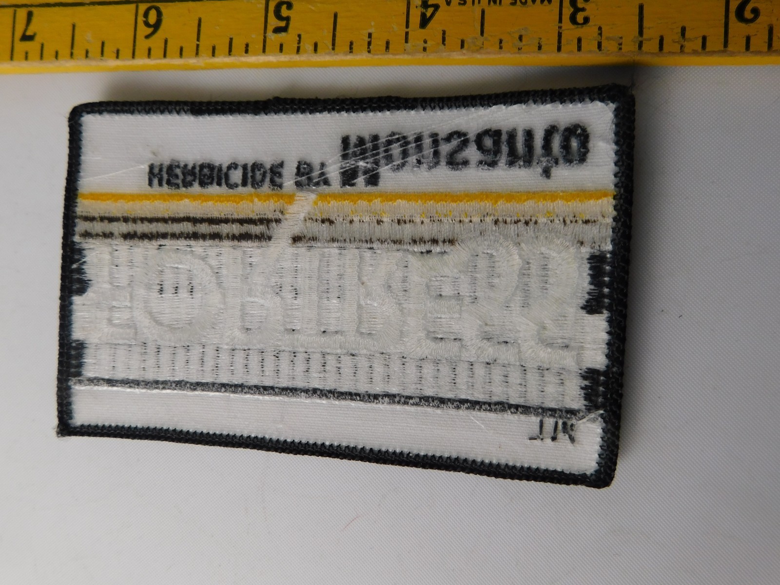 FORTRESS HERBICIDE MONSANTO SEEDS VINTAGE PATCH HAT BADGE FARM AGRICULTURE