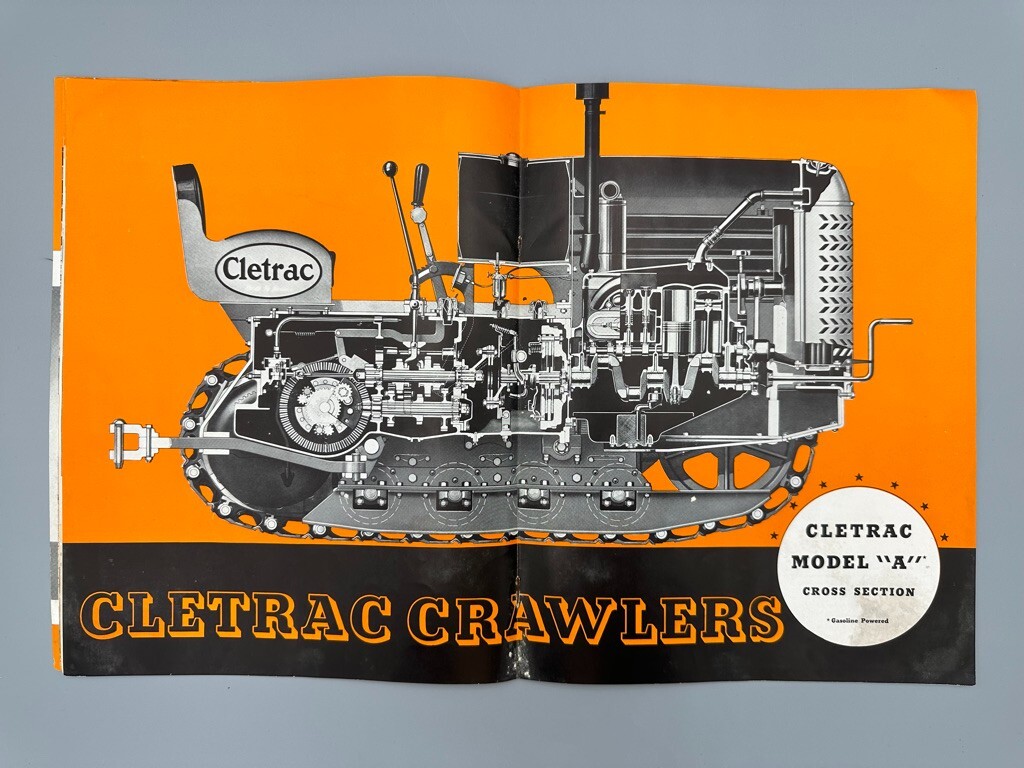 1941 Model A CLETRAC Diesel Gasoline CLEVELAND TRACTOR Machinery Advertising