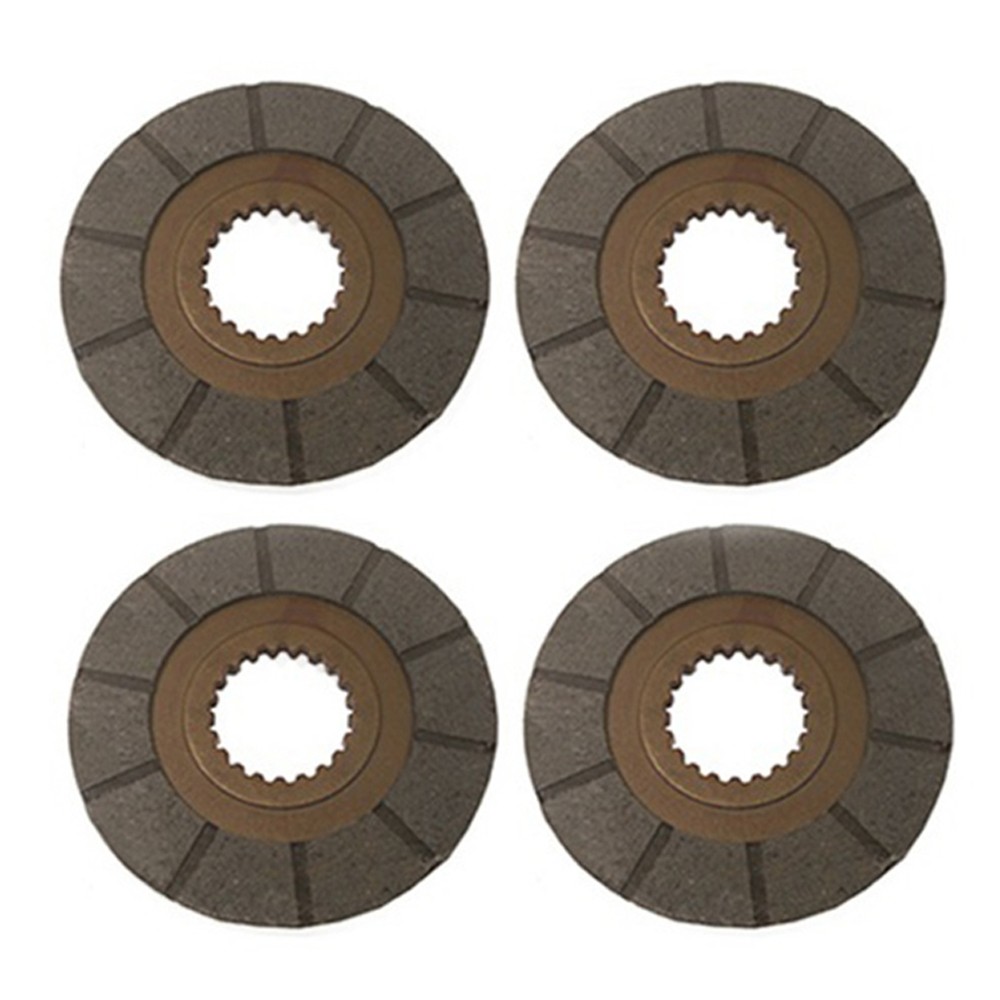 70277353 Set of 4 BRAKE DISCS for OLIVER 2-44 550 White 26 Spline