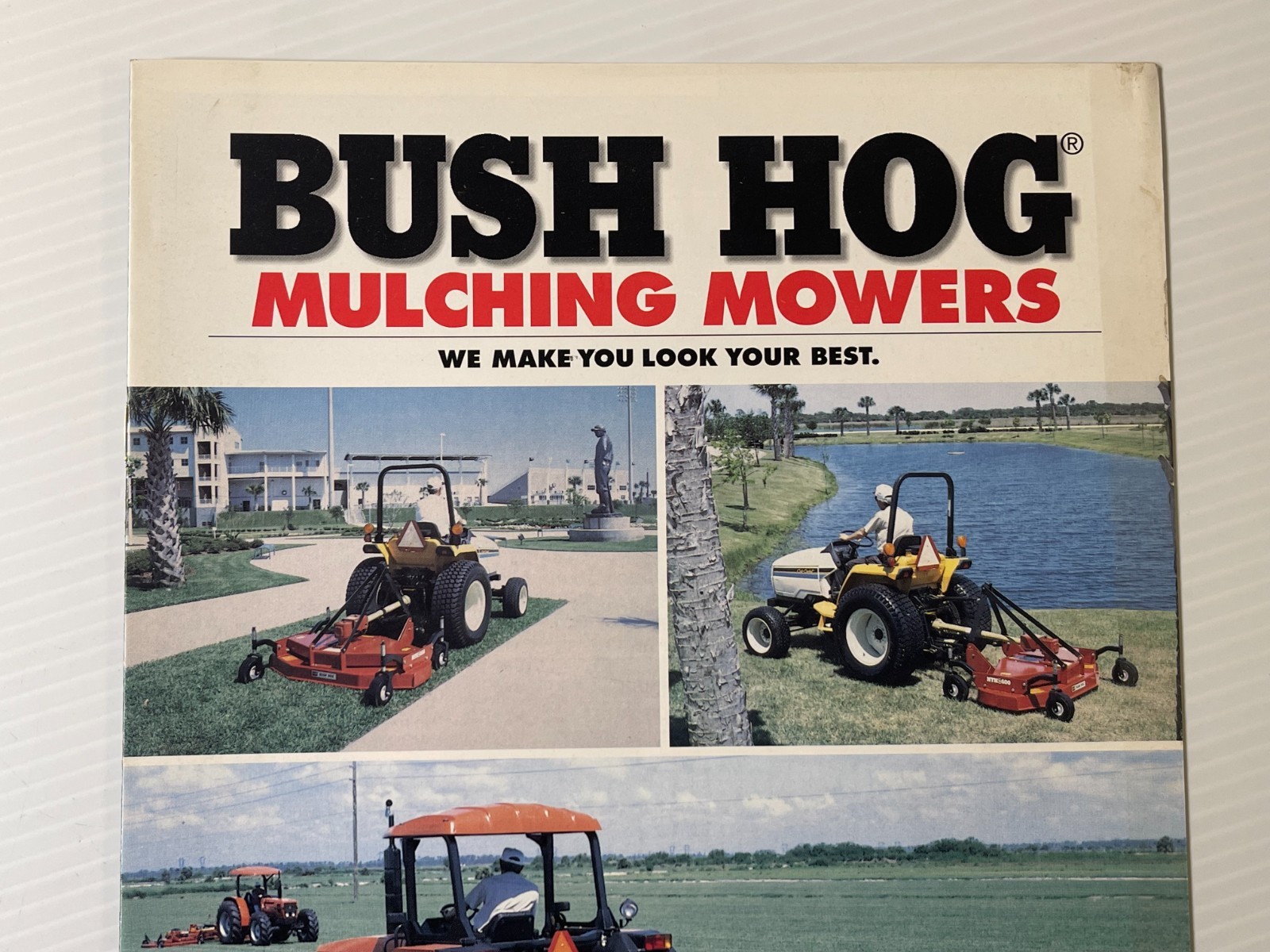Vintage Original Bush Hog Mulching Mowers – Dealer Sales Brochure *1990s*