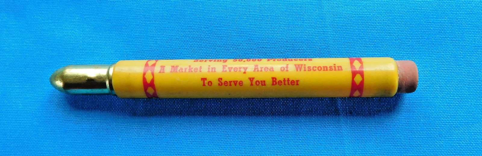 Equity Cooperative Livestock Sales Milwaukee Wisconsin Vintage Ag Pencil