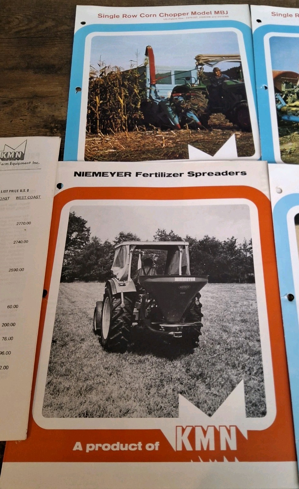 KNM Brochures Corn Chopper KRONEvator Fertilizer Spreaders Silo Unloader Mowers
