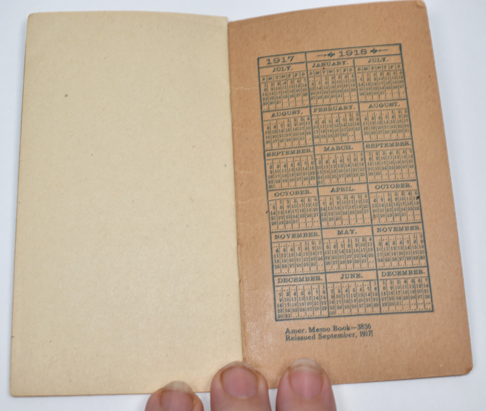 Antique Cronk Bros Montour IA American Fence 1918 Advertising Memo Book Ledger