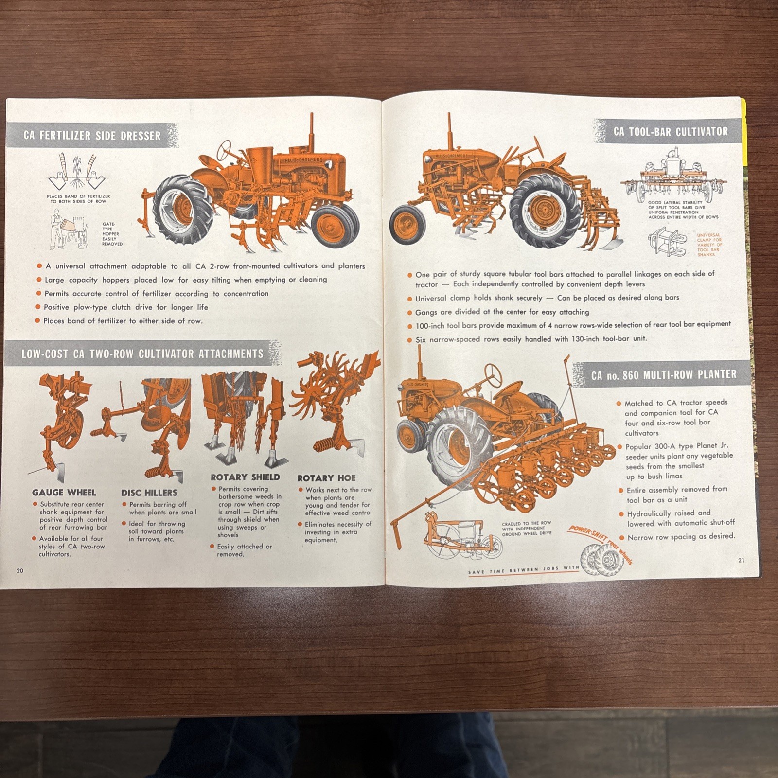 ALLIS CHALMERS BUYER’S GUIDE BETTER LIVING, BETTER FARMING 1950’S SALES BROCHURE