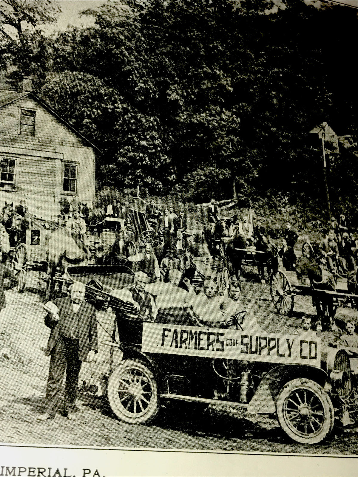1907 Wood Harvester Farm Advertising – Photo & Article Imperial Pennsylvania