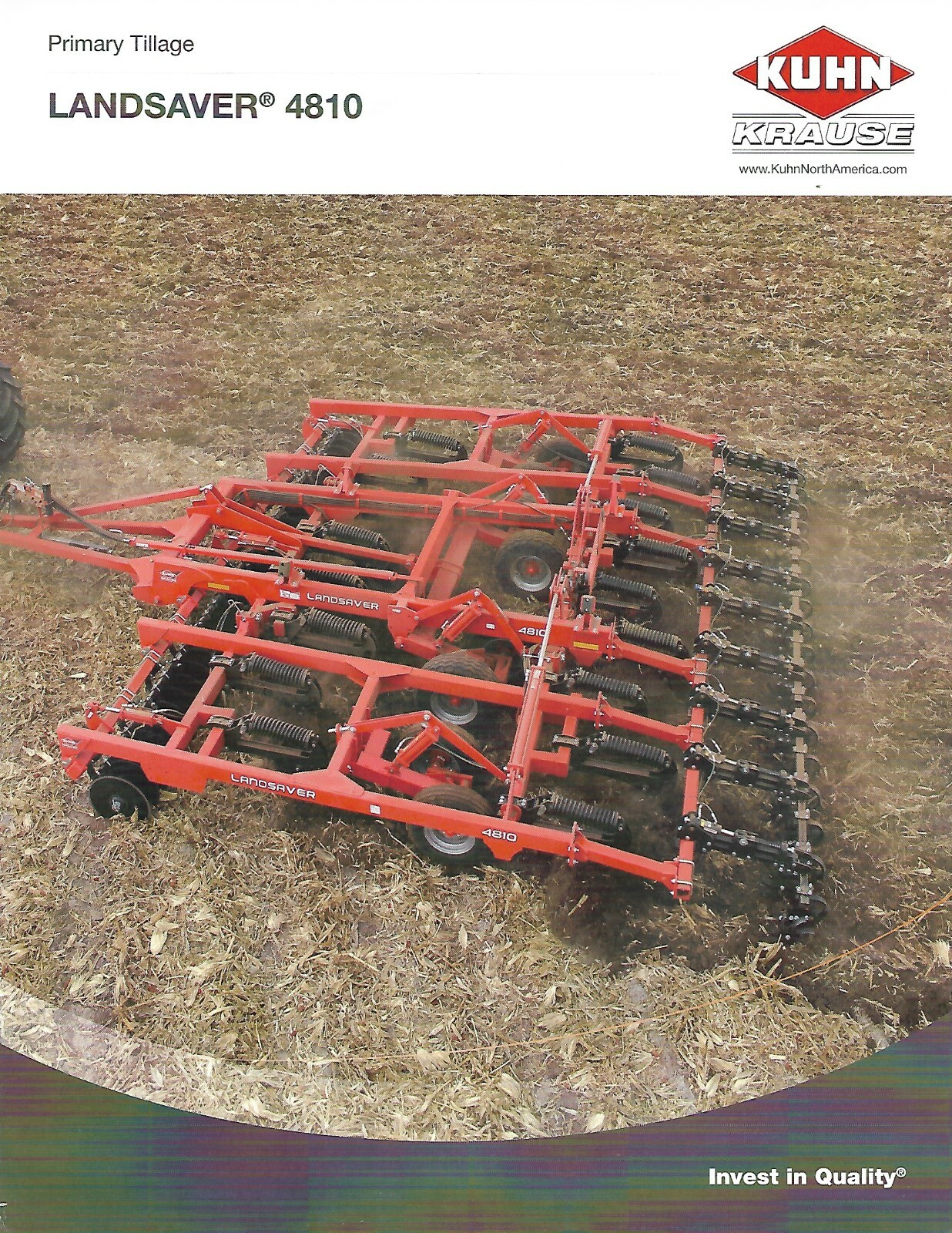 Farm Implement Brochure – Kuhn Krause – Landsaver 4810 Tillage – 2017 (F7702)