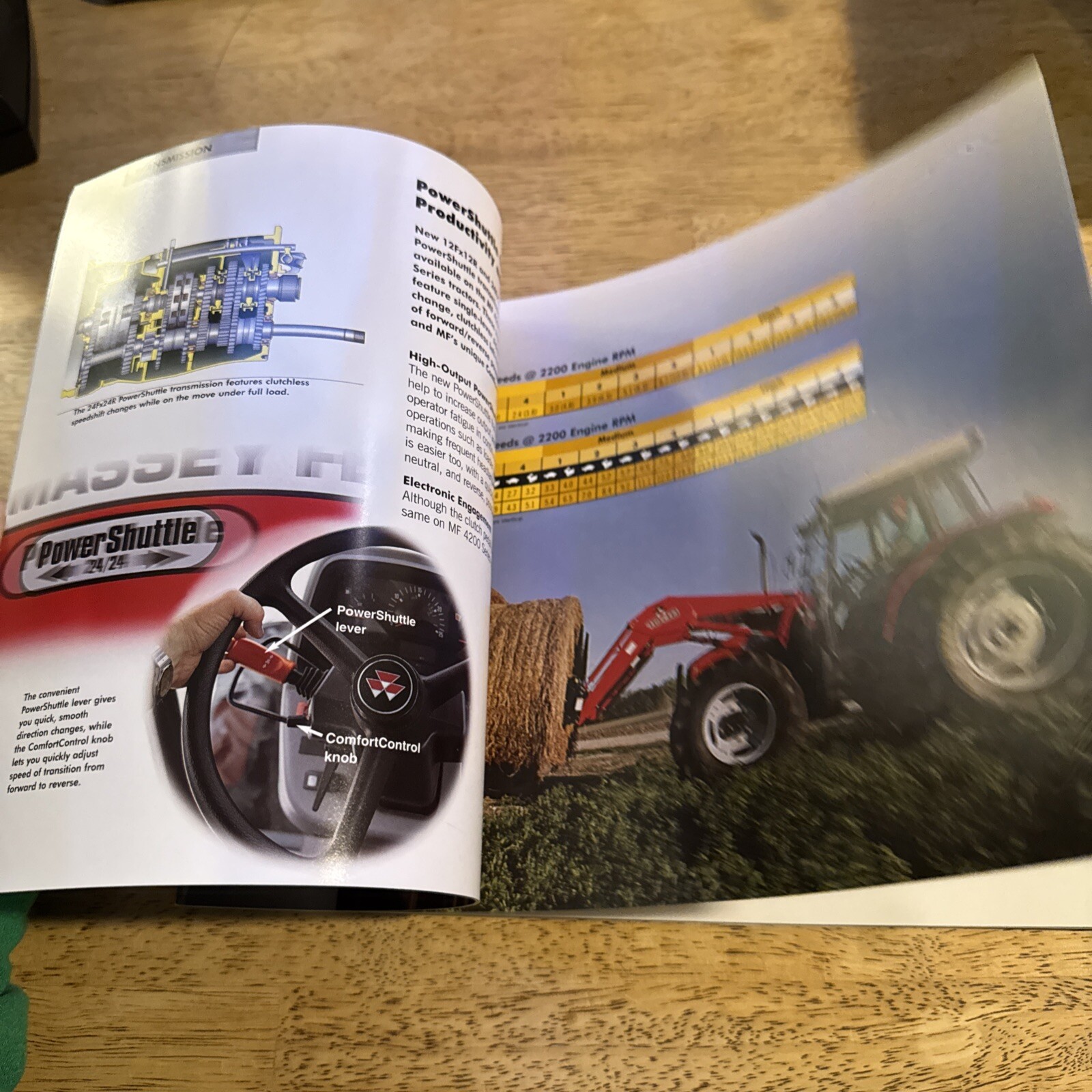 2001 MASSEY FERGUSON 4200 Series 55-99 PTO HP Tractors Sales Brochure