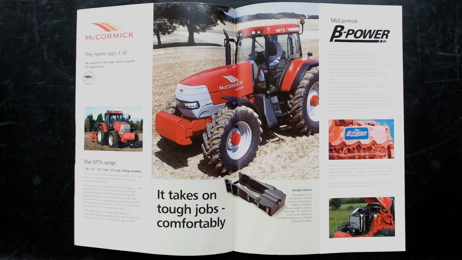 McCormick MTX B-Power Agricultural Tractor Brochure Vintage