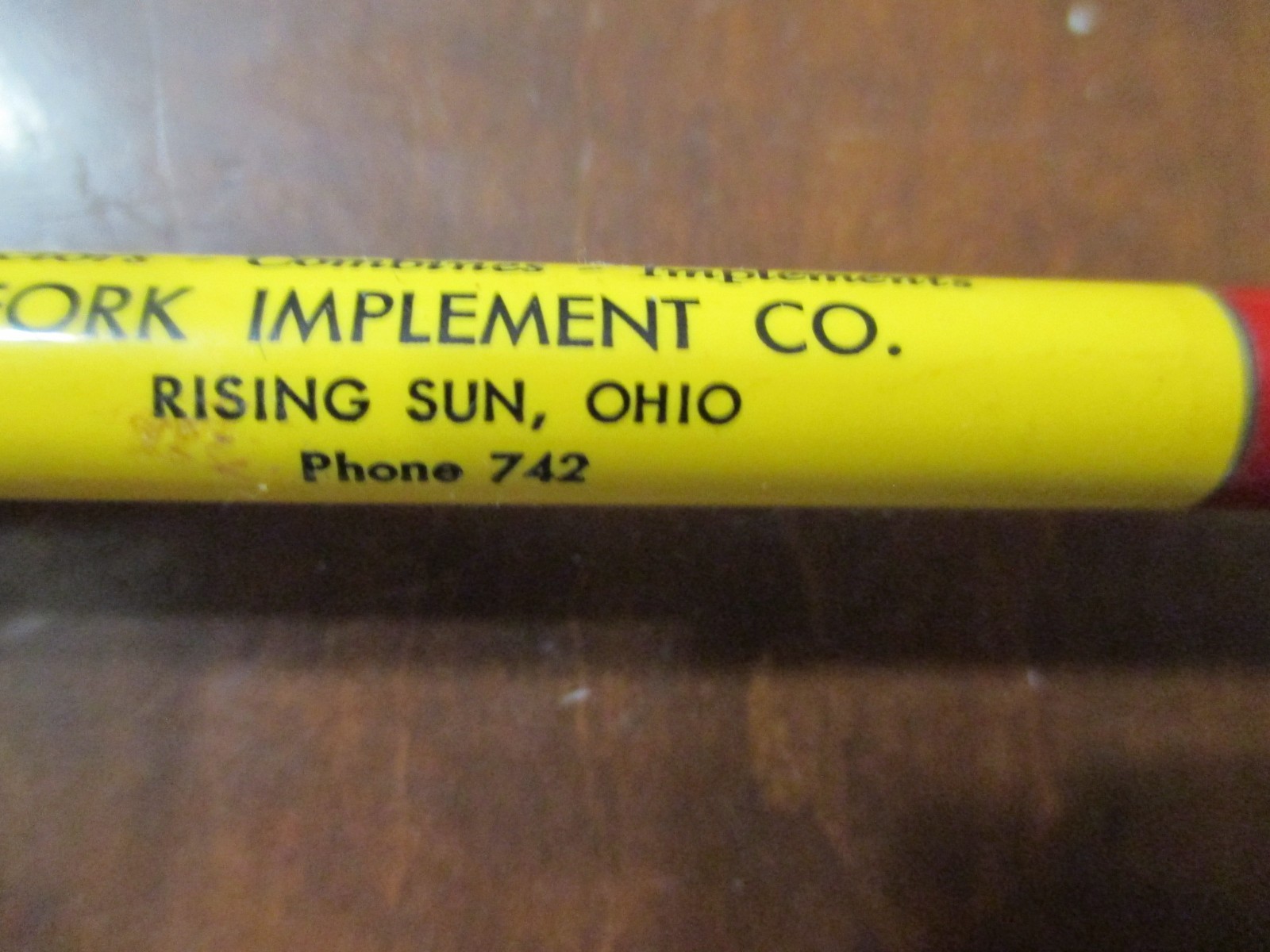 Set of 2 Massey-Harris tractor advertising items, mech.pencil, key chain, Ohio