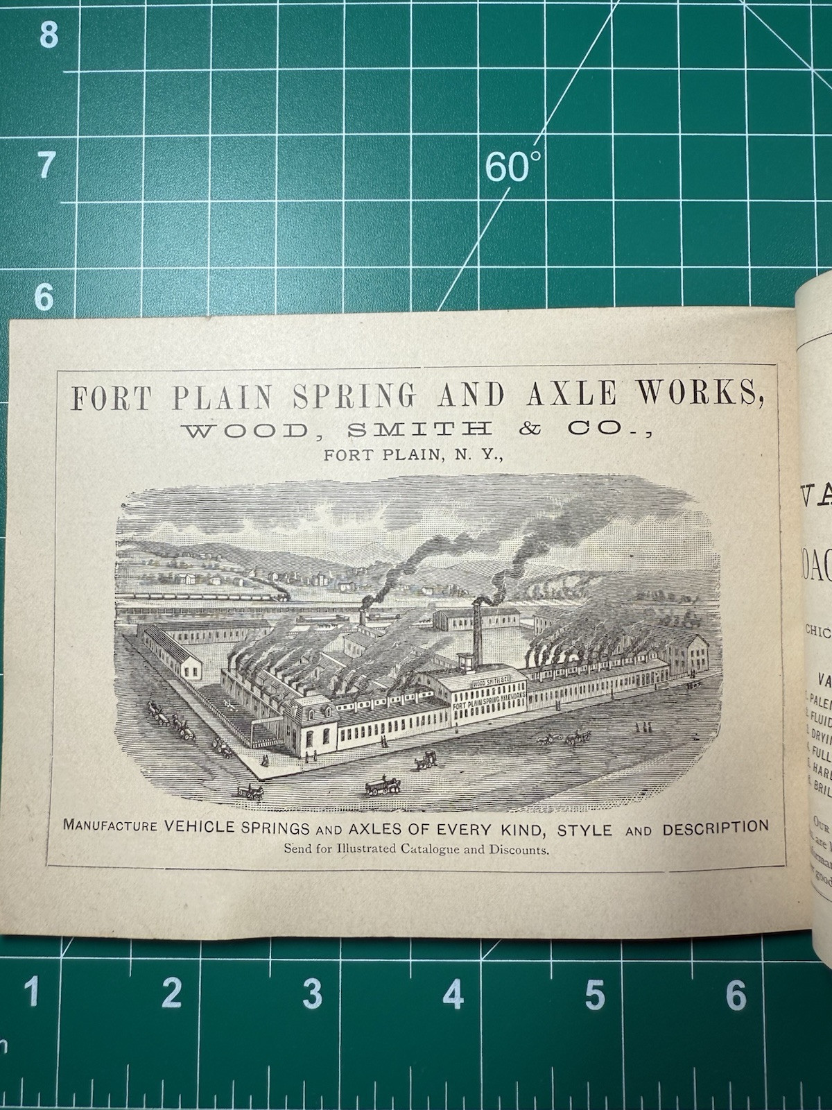 Vintage Antique Fitch Wagon & Gears Tractor Flyer Brochure Rome, Ny Duplex