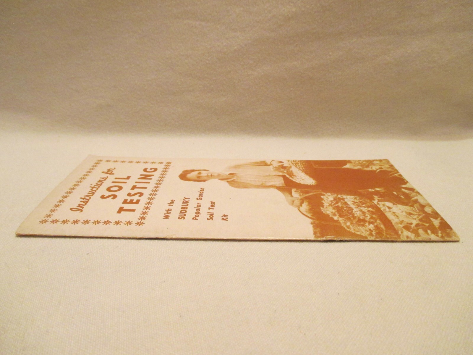 Instructions for Soil Testing-Sudbury Garden Soil Test Kit Vintage Booklet